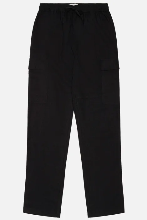 Kuwalla Tee Cargo Linen Pant Black