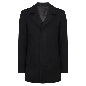 Lohman Wool Overcoat - Black