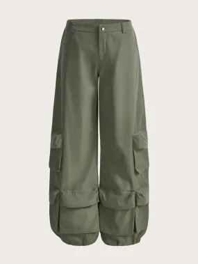 Loose Drop Waist Cargo Pant