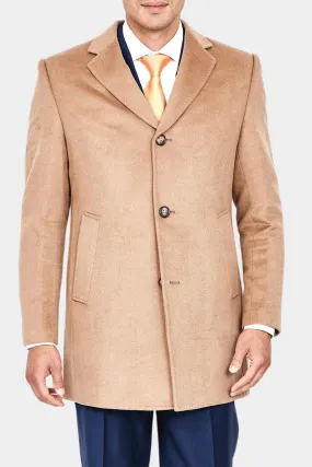 Luxury Overcoat Wool and Cashmere - Camel