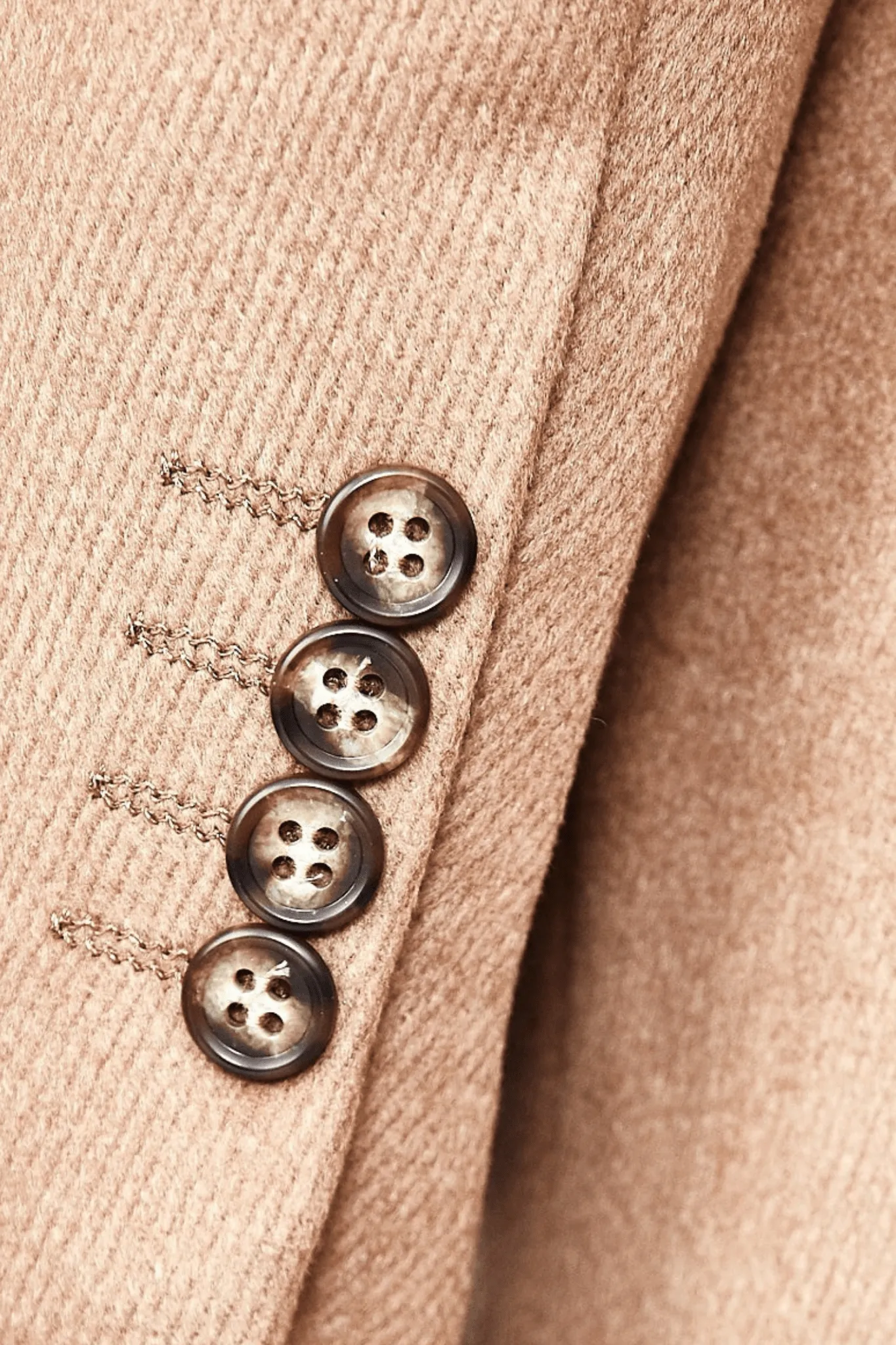 Luxury Overcoat Wool and Cashmere - Camel
