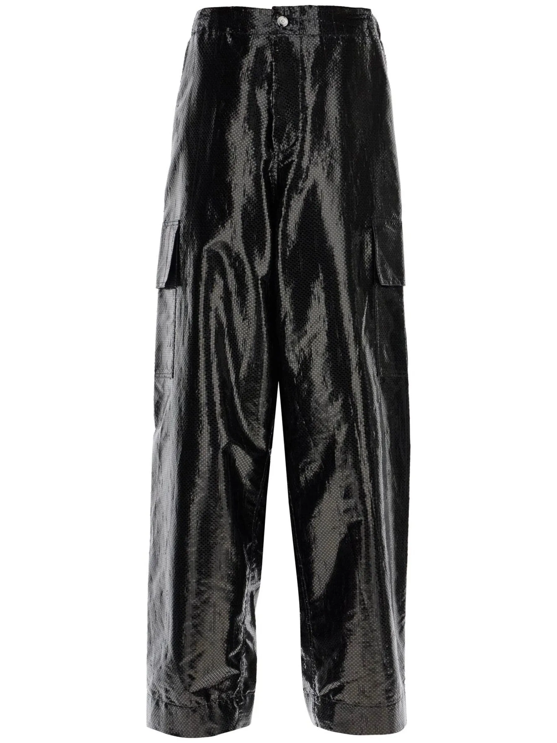 Macramé Silk Cargo Pants