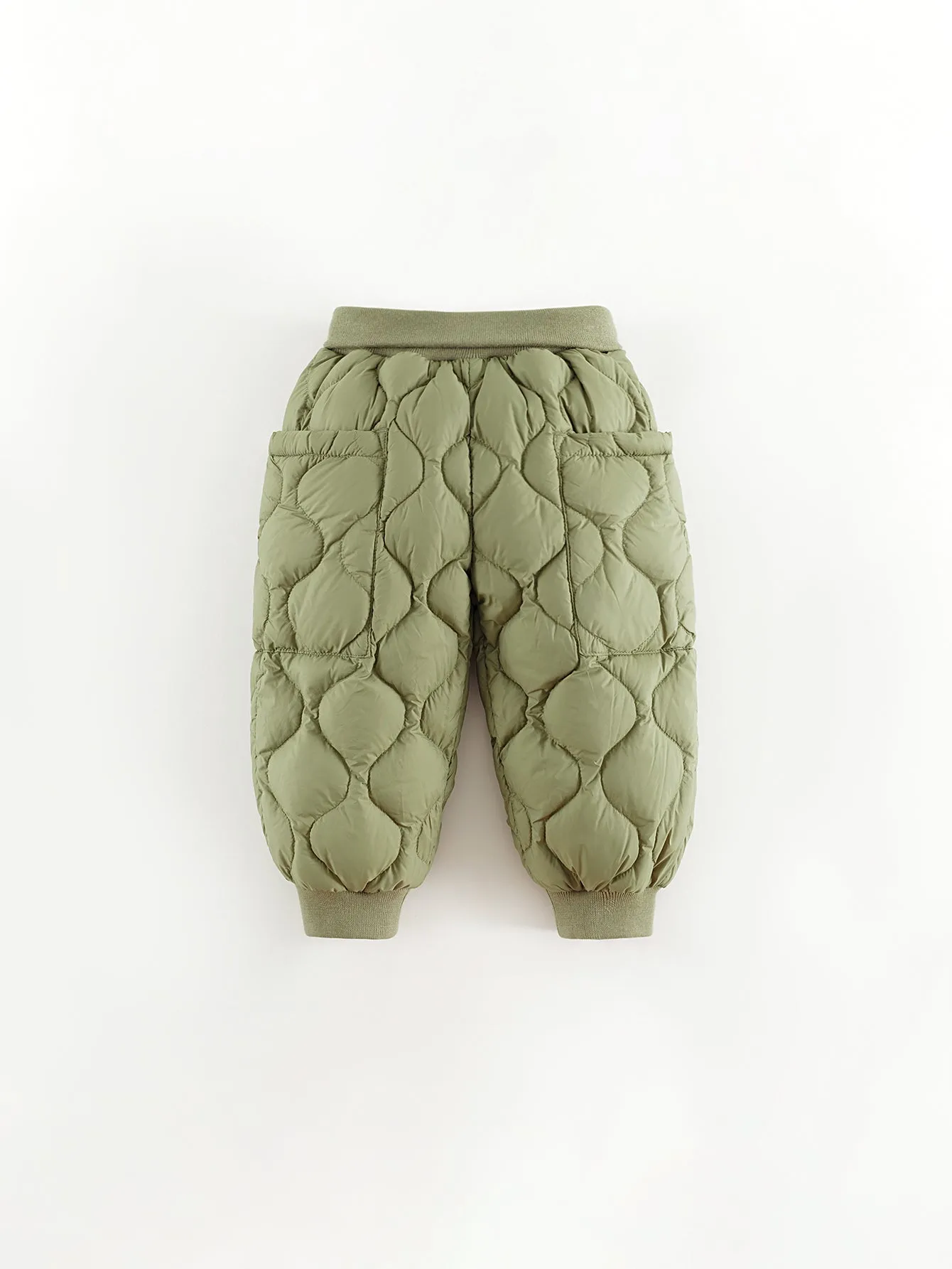 MARC & JANIE Boys Loose Gourd Quilted Down Drawstring Pants 240922
