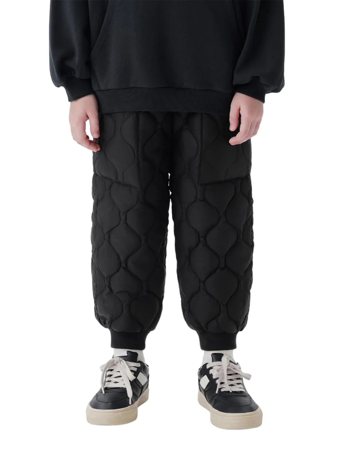 MARC & JANIE Boys Loose Gourd Quilted Down Drawstring Pants 240922