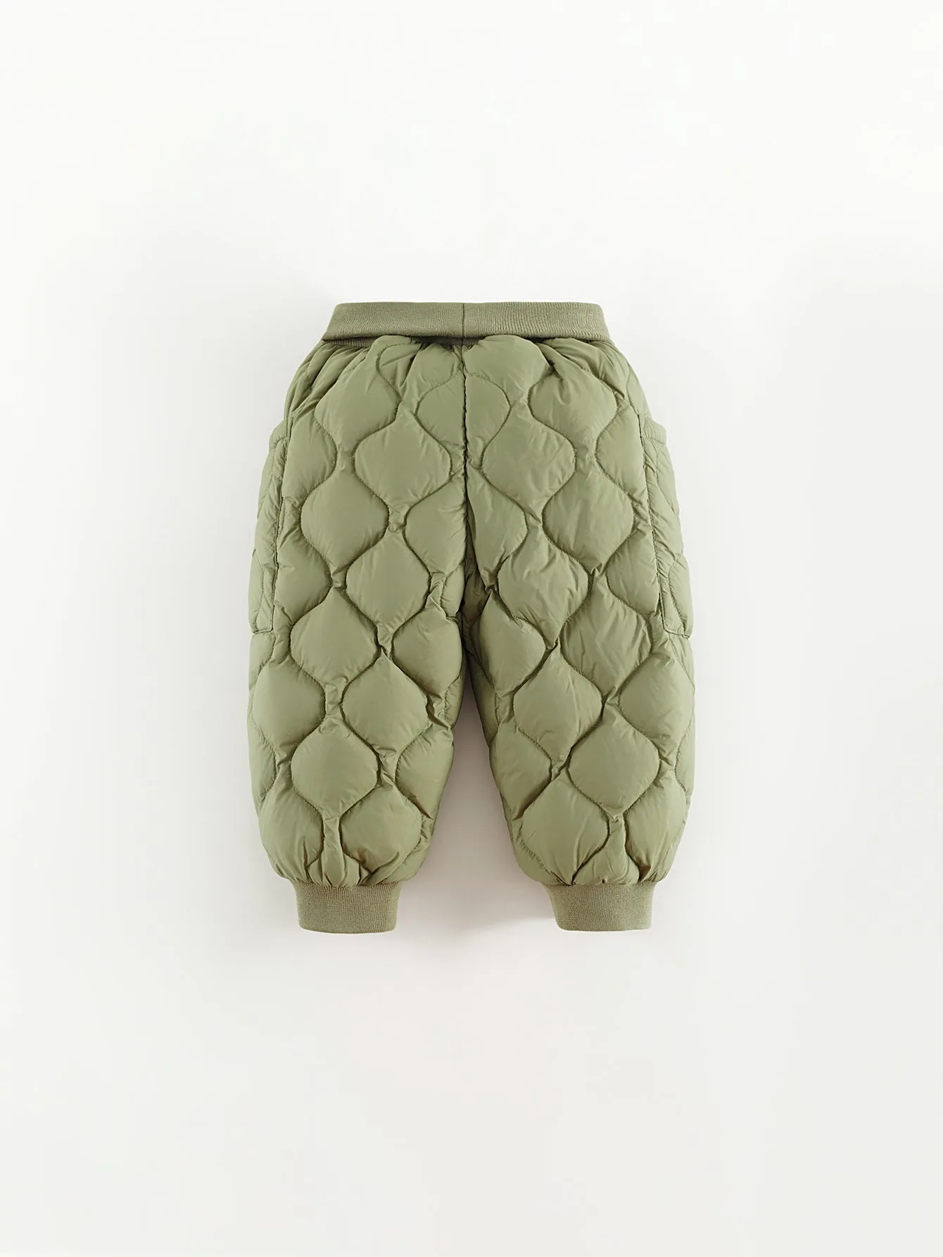 MARC & JANIE Boys Loose Gourd Quilted Down Drawstring Pants 240922