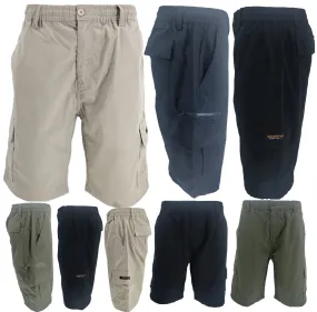 Mens Cargo Shorts Combat Work Shorts Army Casual Chino Knee Length Pants Summer