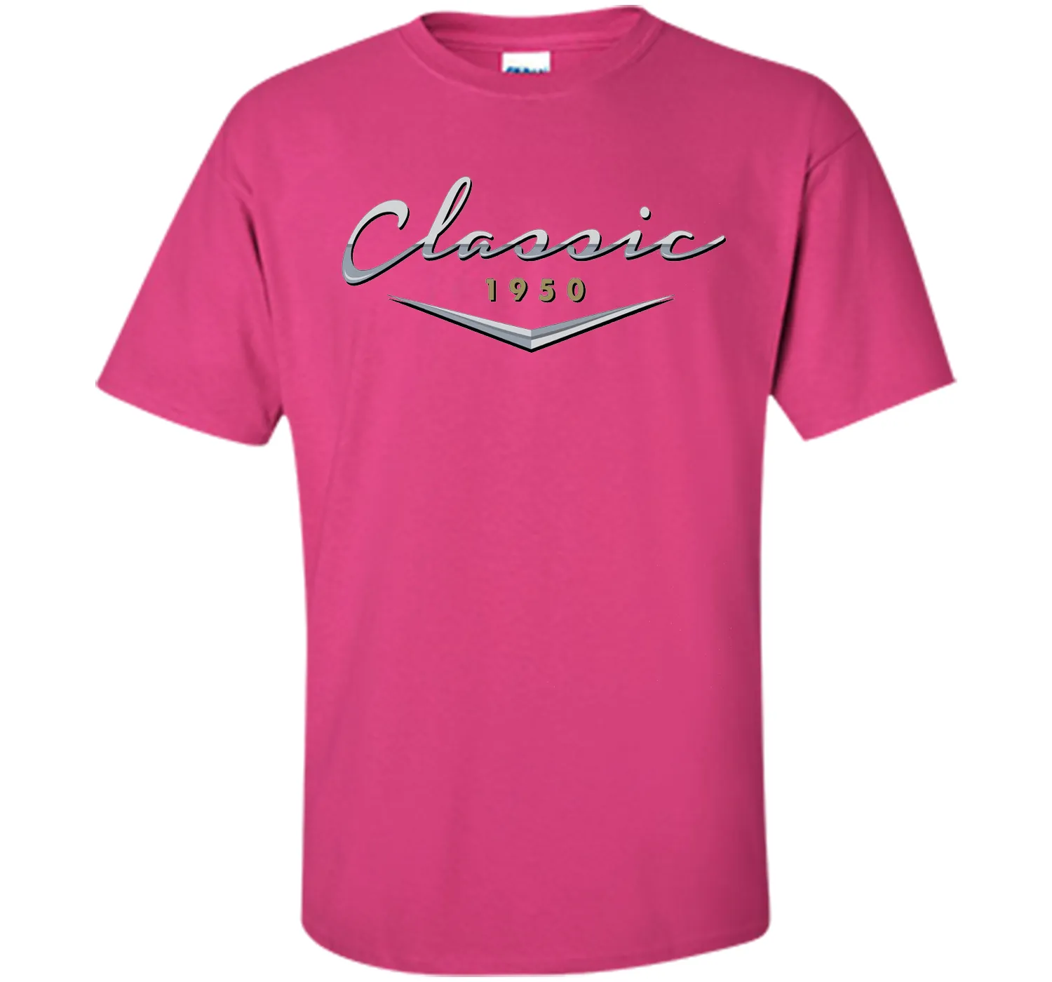 Men's Classic Car Vintage 1950 Birthday T Shirt Gift for Him, Dad
