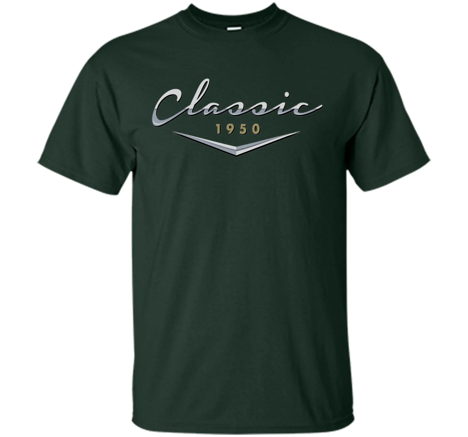 Men's Classic Car Vintage 1950 Birthday T Shirt Gift for Him, Dad