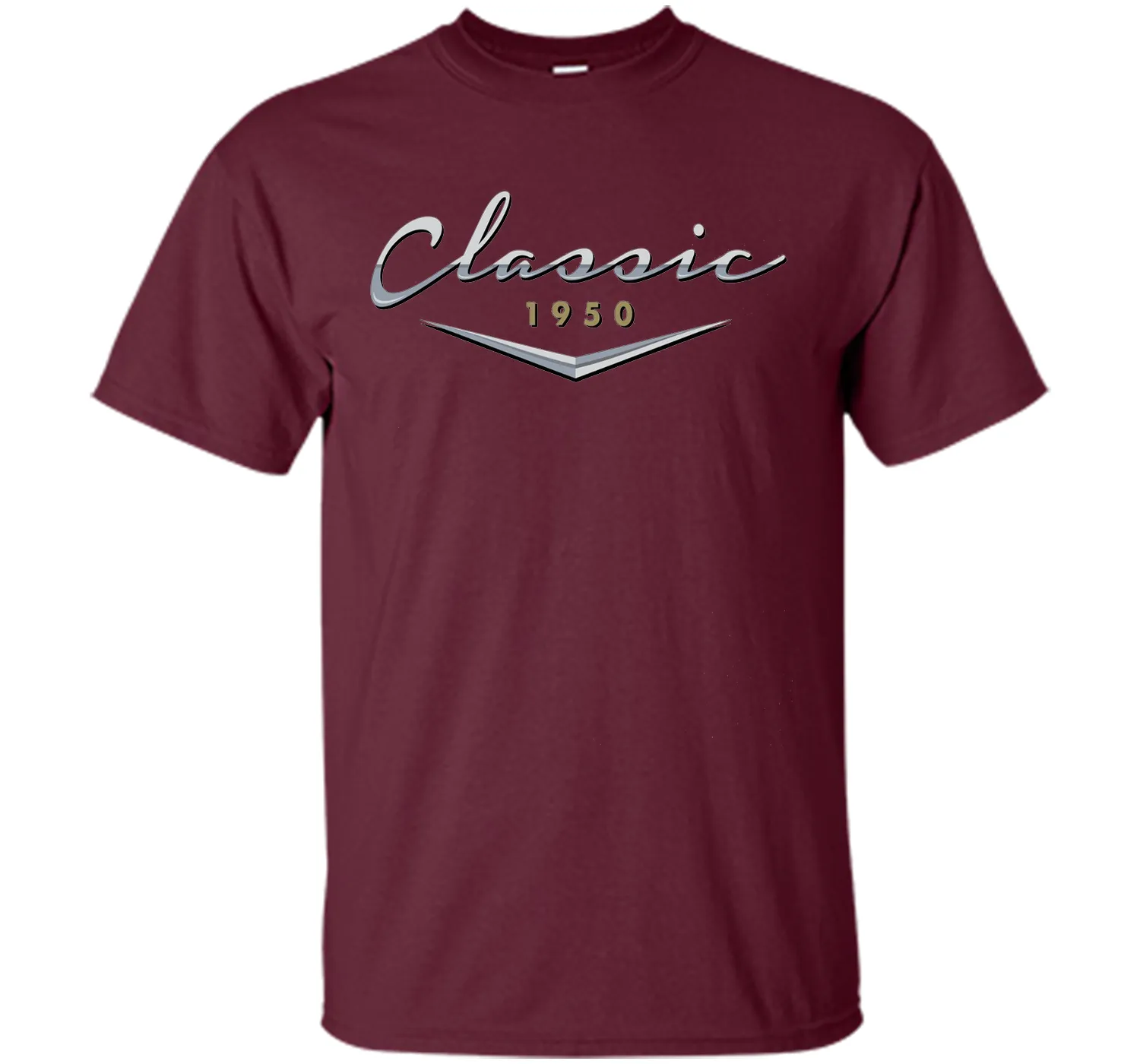Men's Classic Car Vintage 1950 Birthday T Shirt Gift for Him, Dad