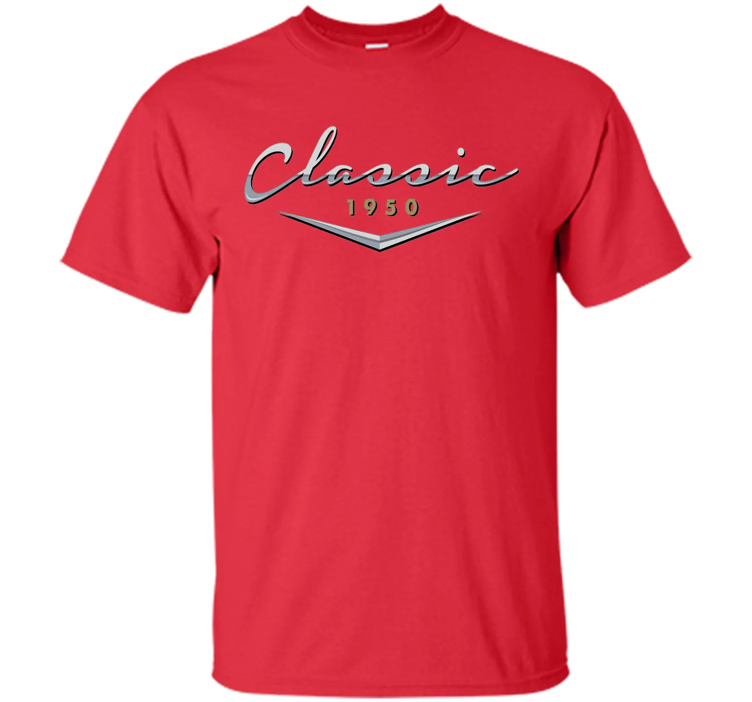 Men's Classic Car Vintage 1950 Birthday T Shirt Gift for Him, Dad