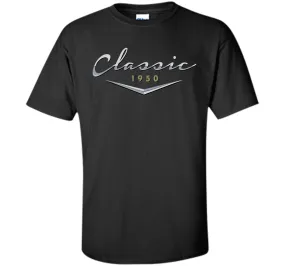 Men's Classic Car Vintage 1950 Birthday T Shirt Gift for Him, Dad