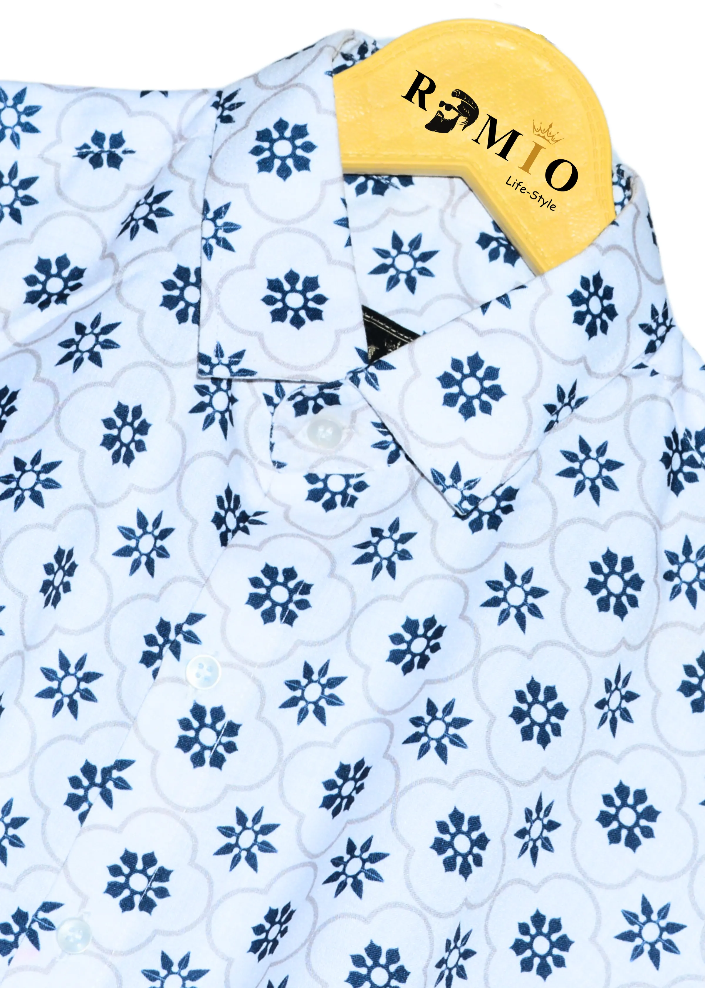 Men's Cotton Fabric Half Sleev Shirt (f6)