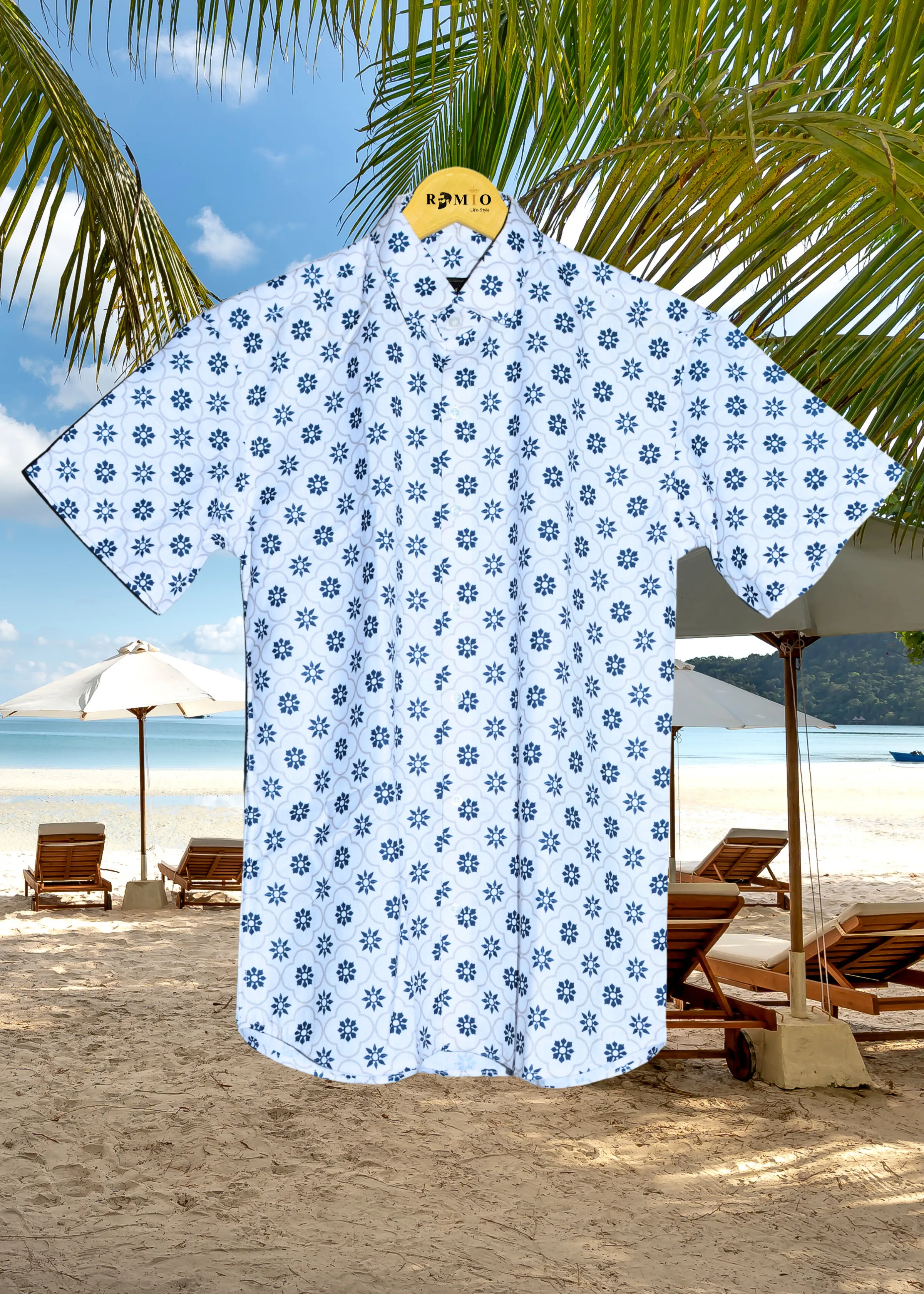 Men's Cotton Fabric Half Sleev Shirt (f6)