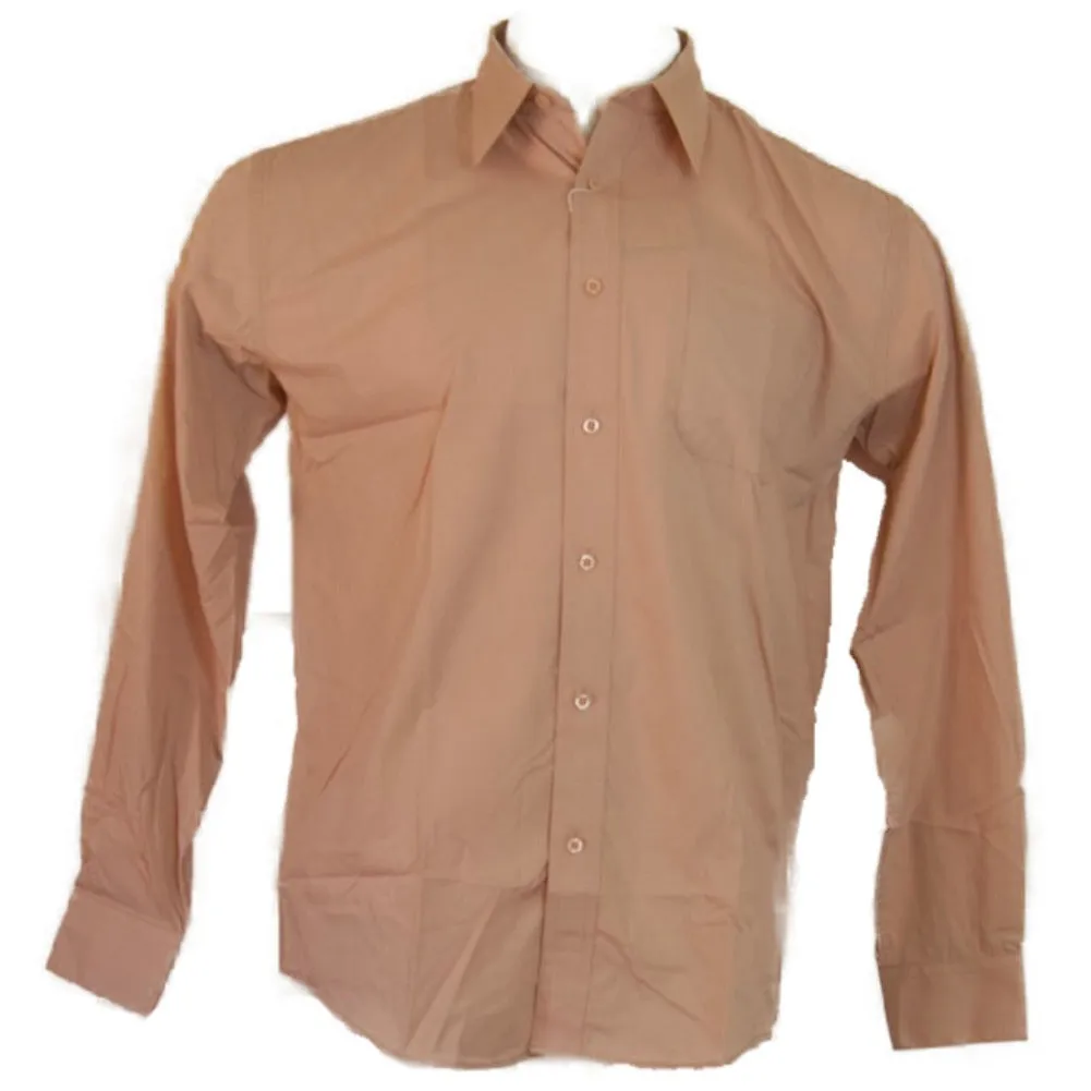 Men's Long Sleeve Shirt Classic Fit Formal Button Up Collared Dress Shirt