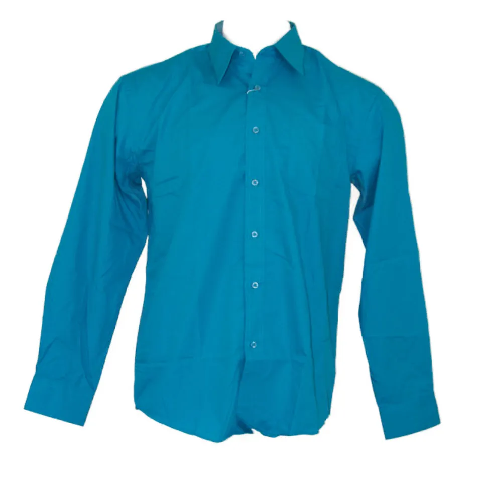 Men's Long Sleeve Shirt Classic Fit Formal Button Up Collared Dress Shirt