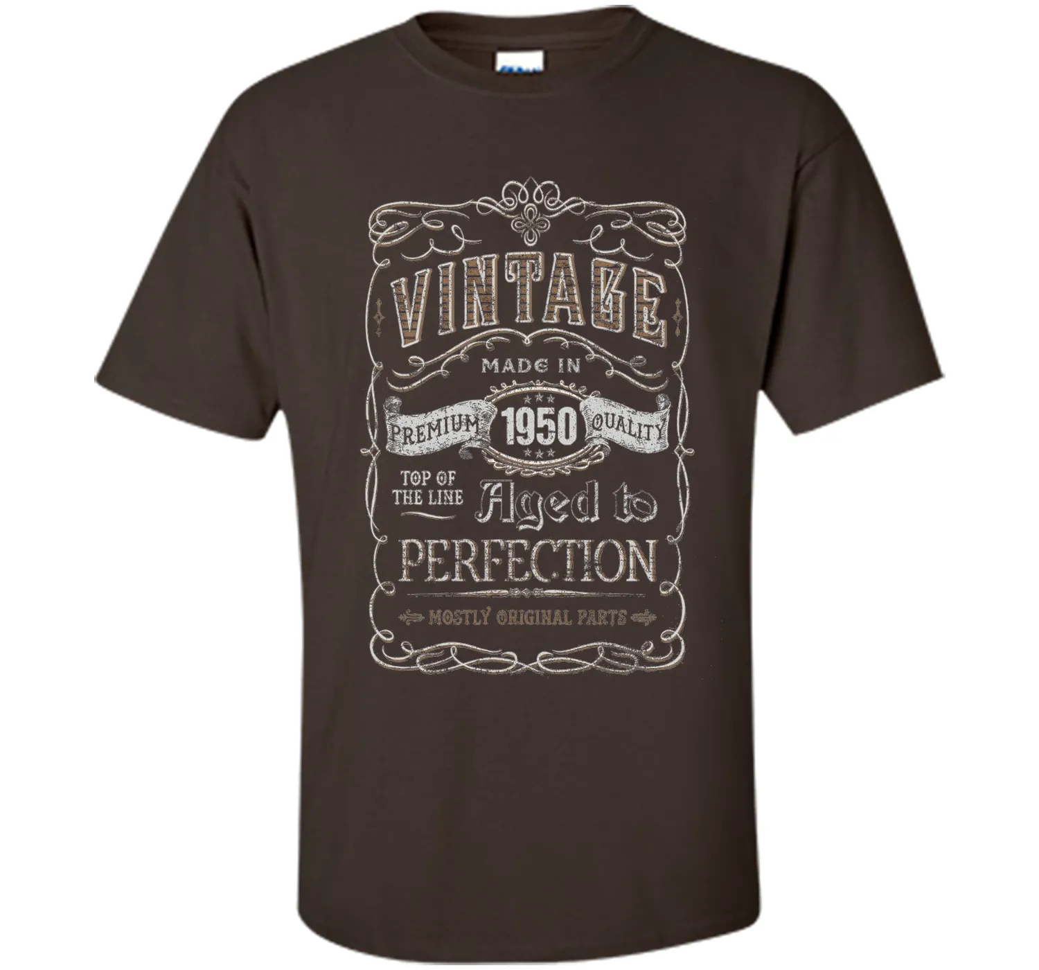 Men's Vintage Made In 1950 - 66th Birthday Gift T-Shirt