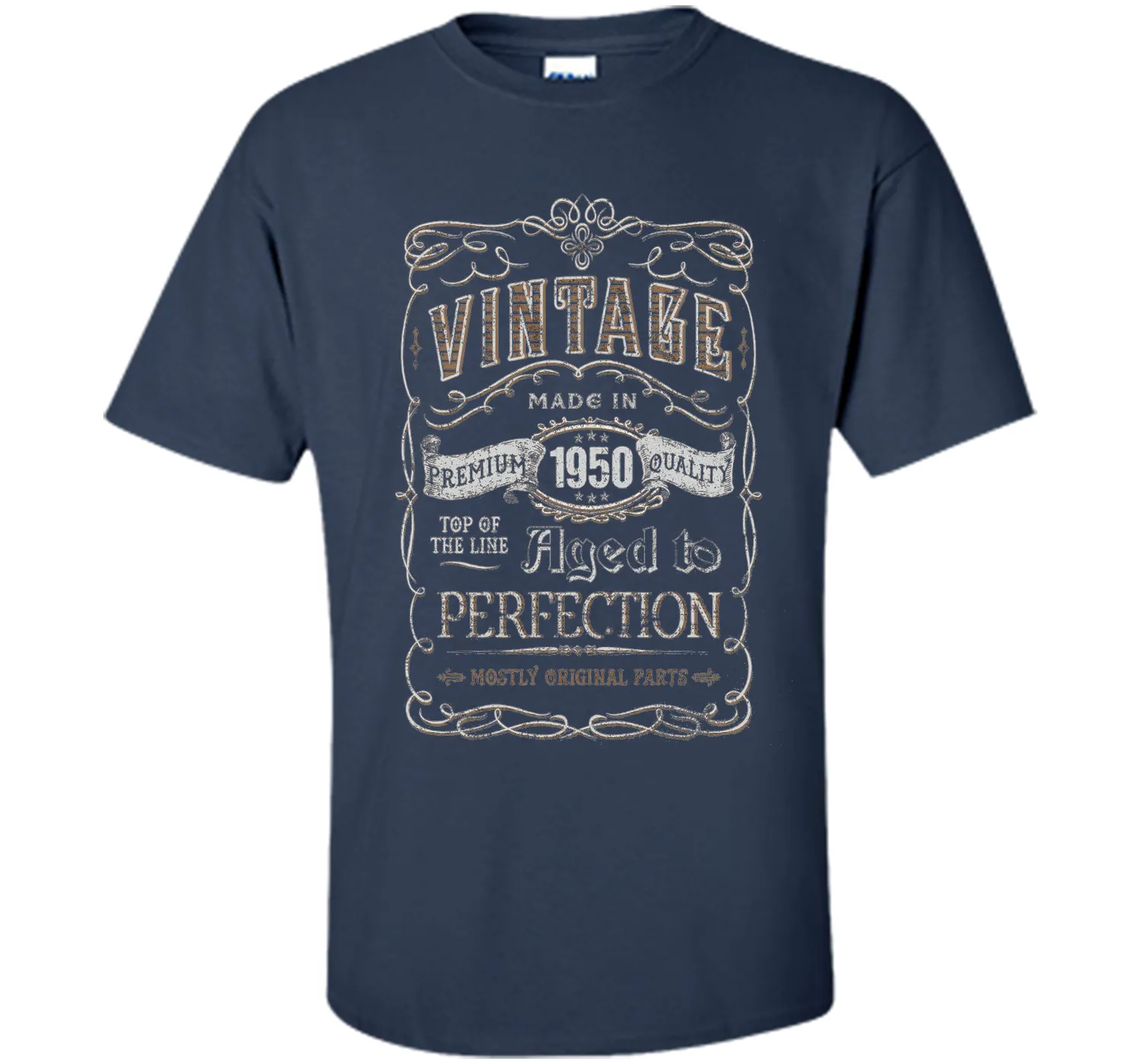 Men's Vintage Made In 1950 - 66th Birthday Gift T-Shirt