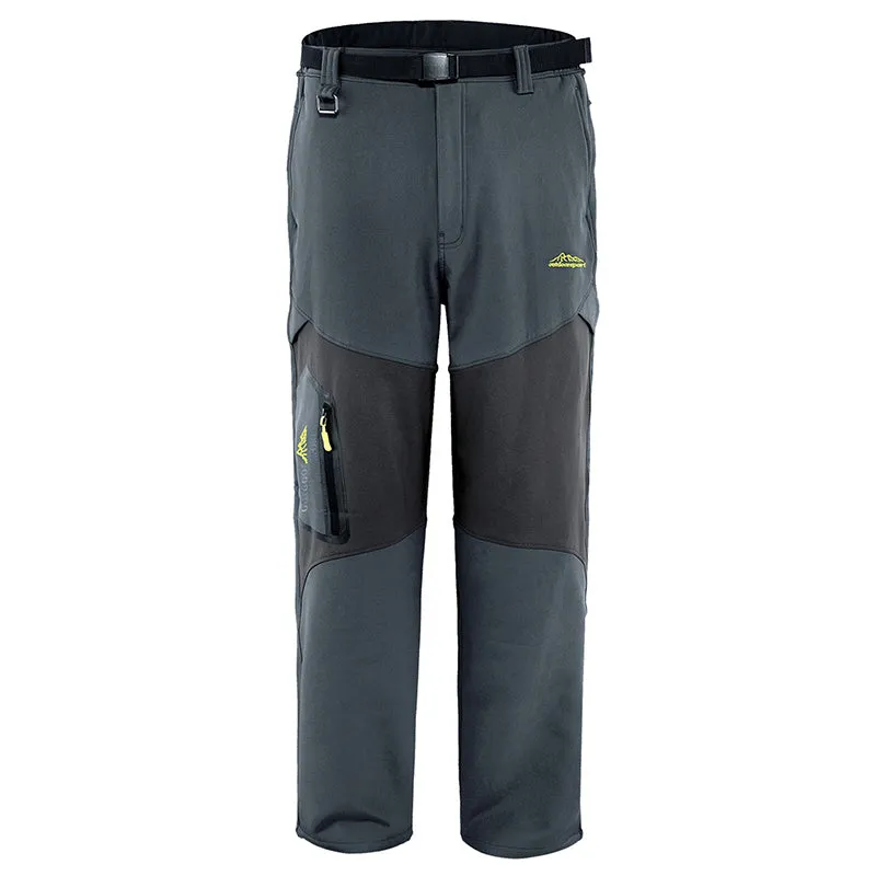 Military Seasons Men Pants Lining Fleece Warm Wild Hiking Outdoor Sport Men Cargo Pant