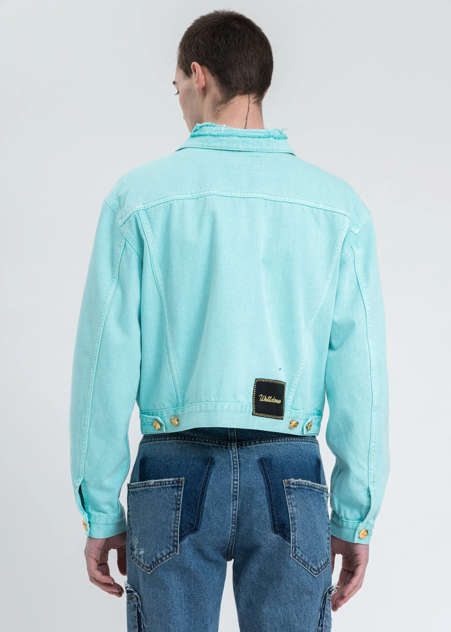Mint Basic Short Denim Jacket