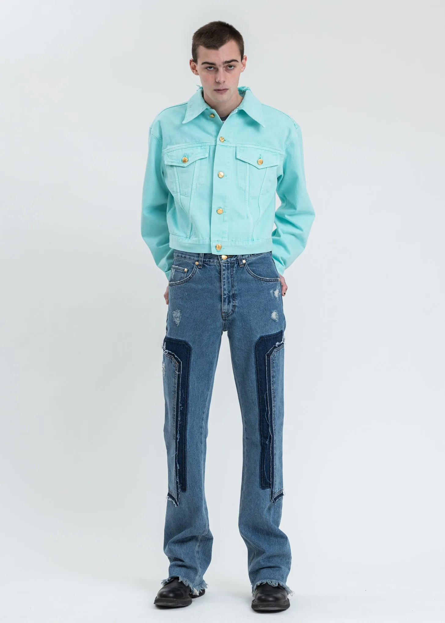 Mint Basic Short Denim Jacket