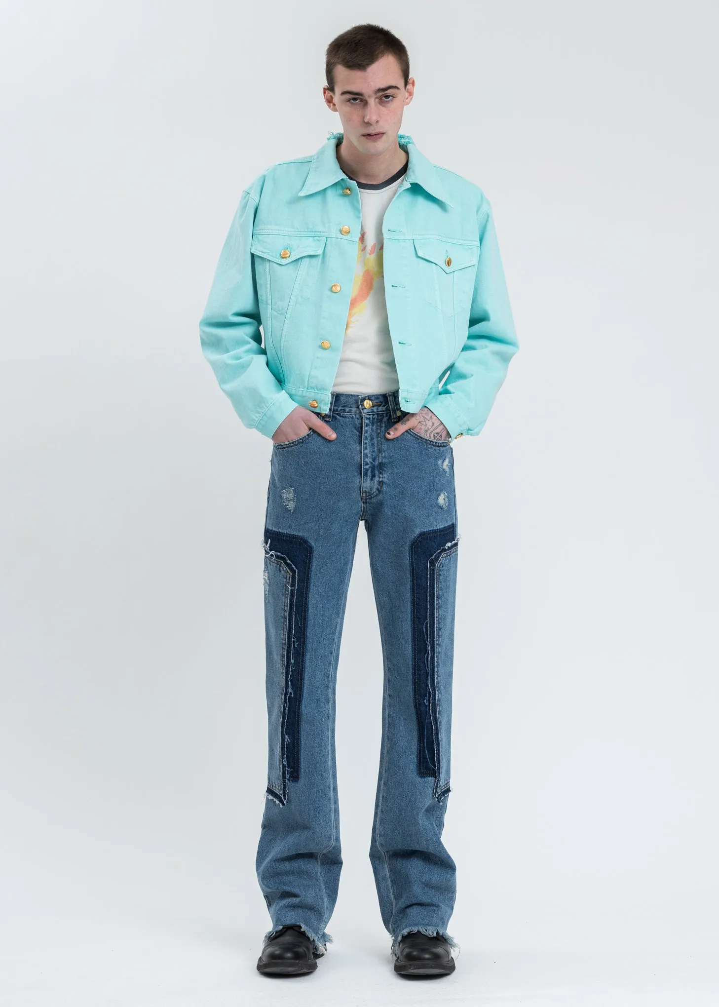 Mint Basic Short Denim Jacket