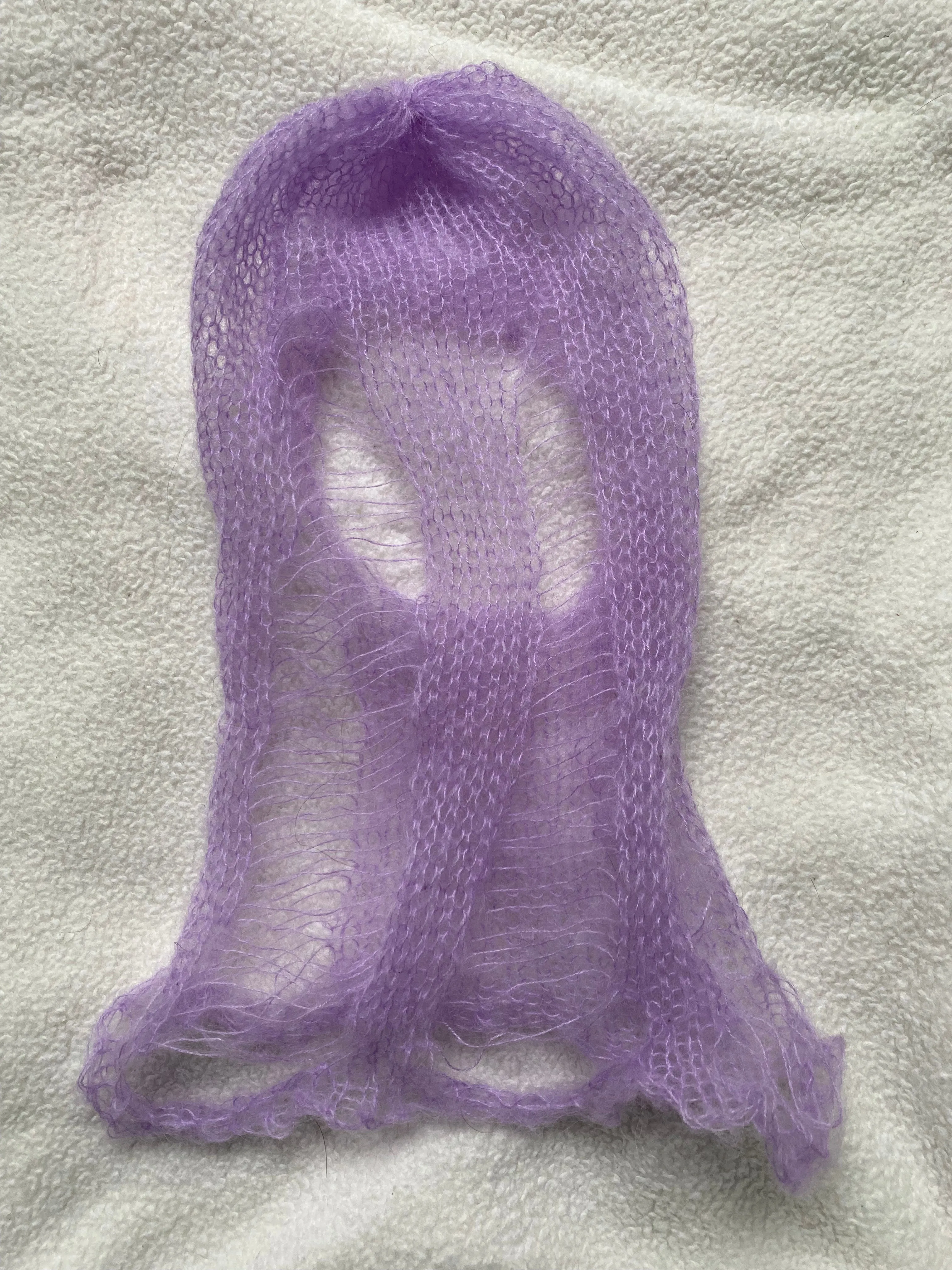 Mohair Hoods Lilac