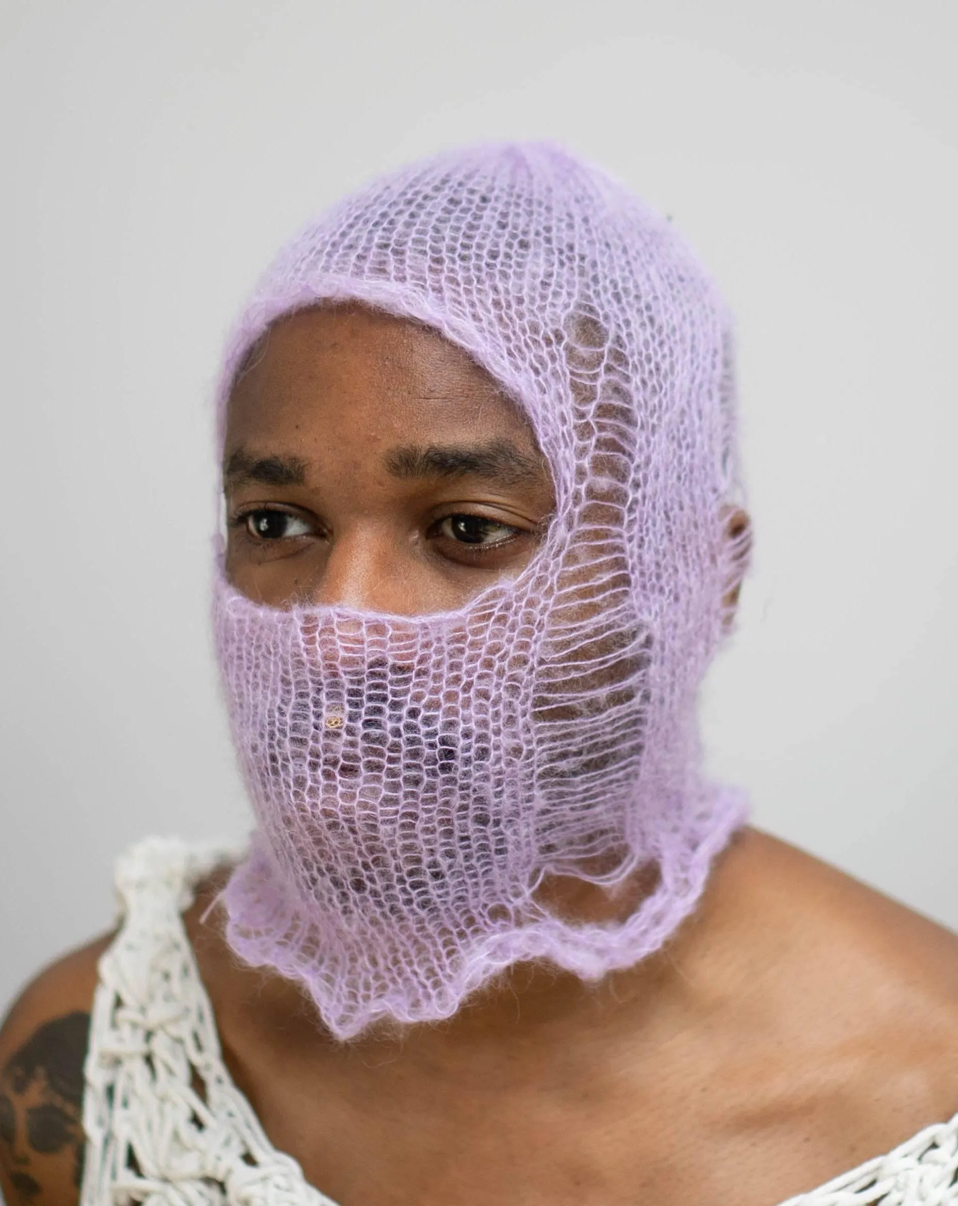 Mohair Hoods Lilac