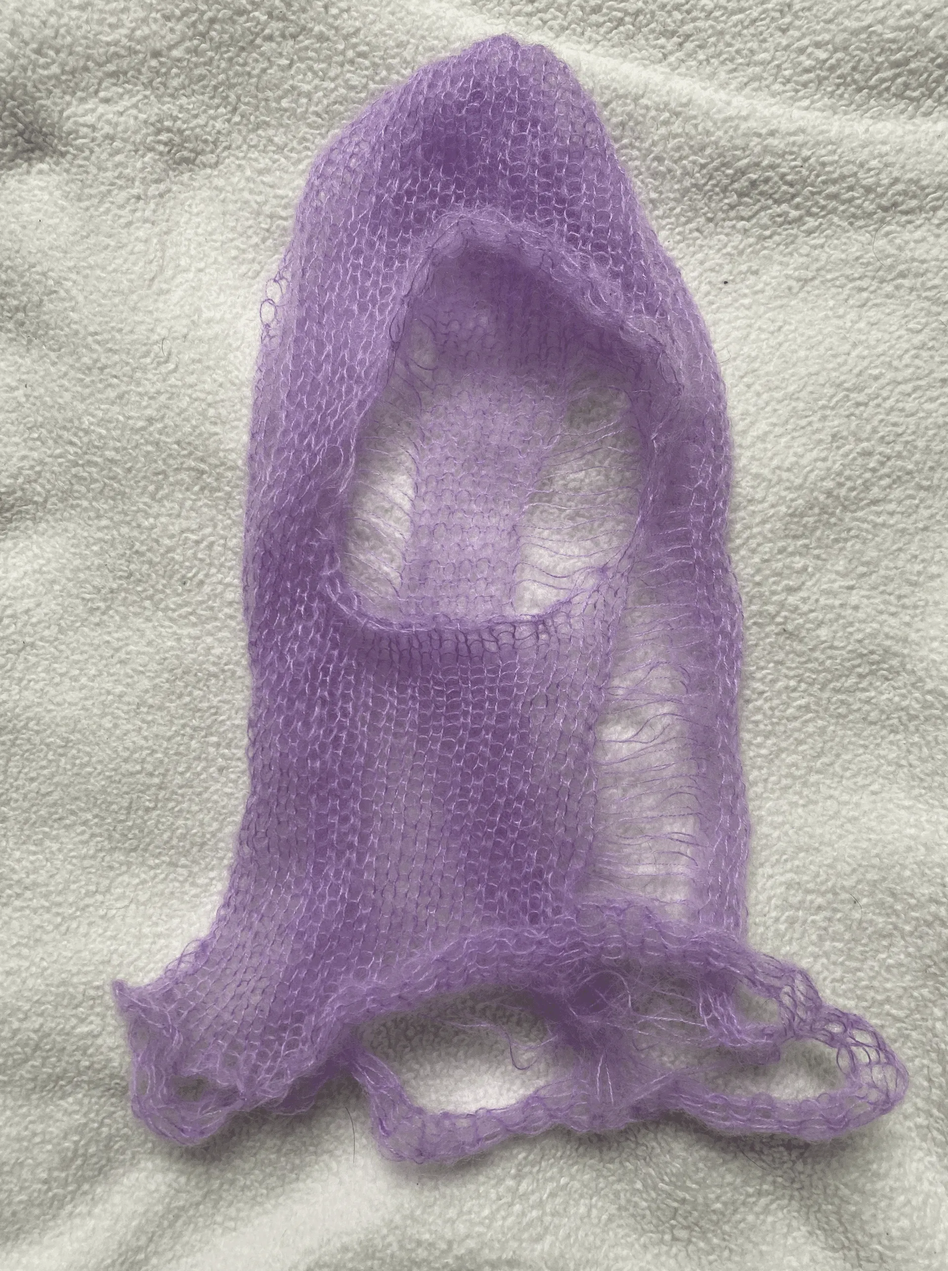 Mohair Hoods Lilac