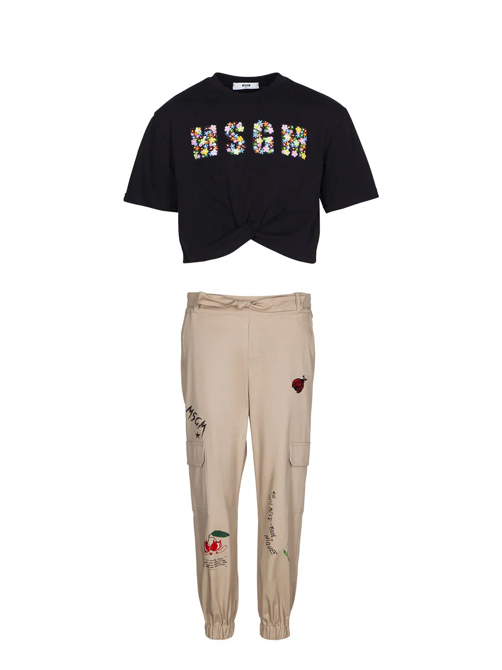 Multi-Motif Cargo Pants
