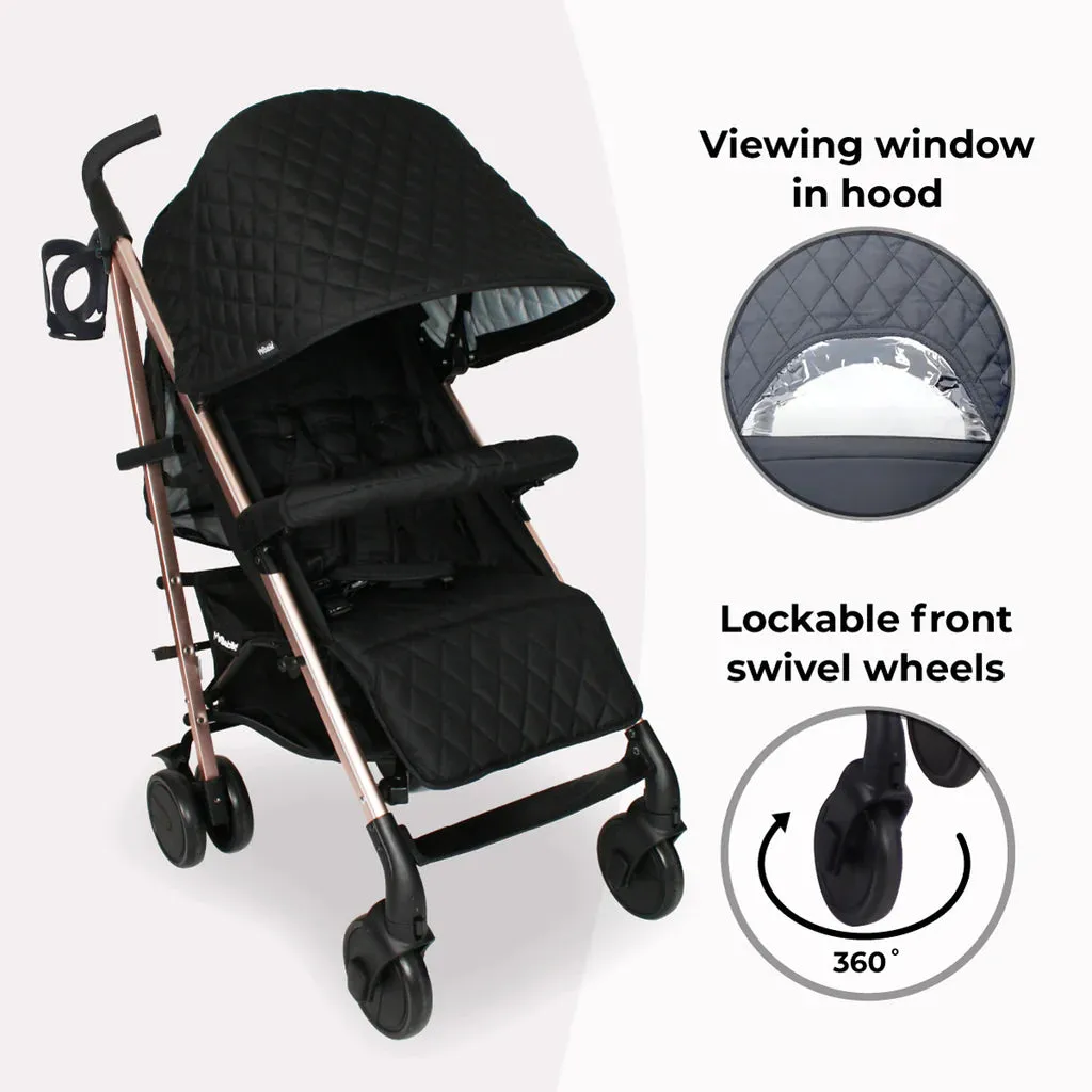 My Babiie MB51 Stroller - Quilted Black
