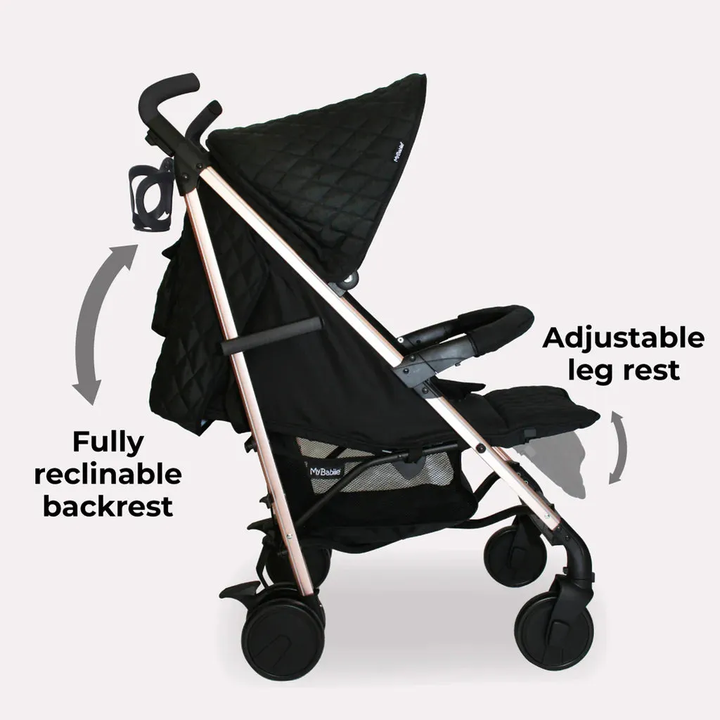 My Babiie MB51 Stroller - Quilted Black