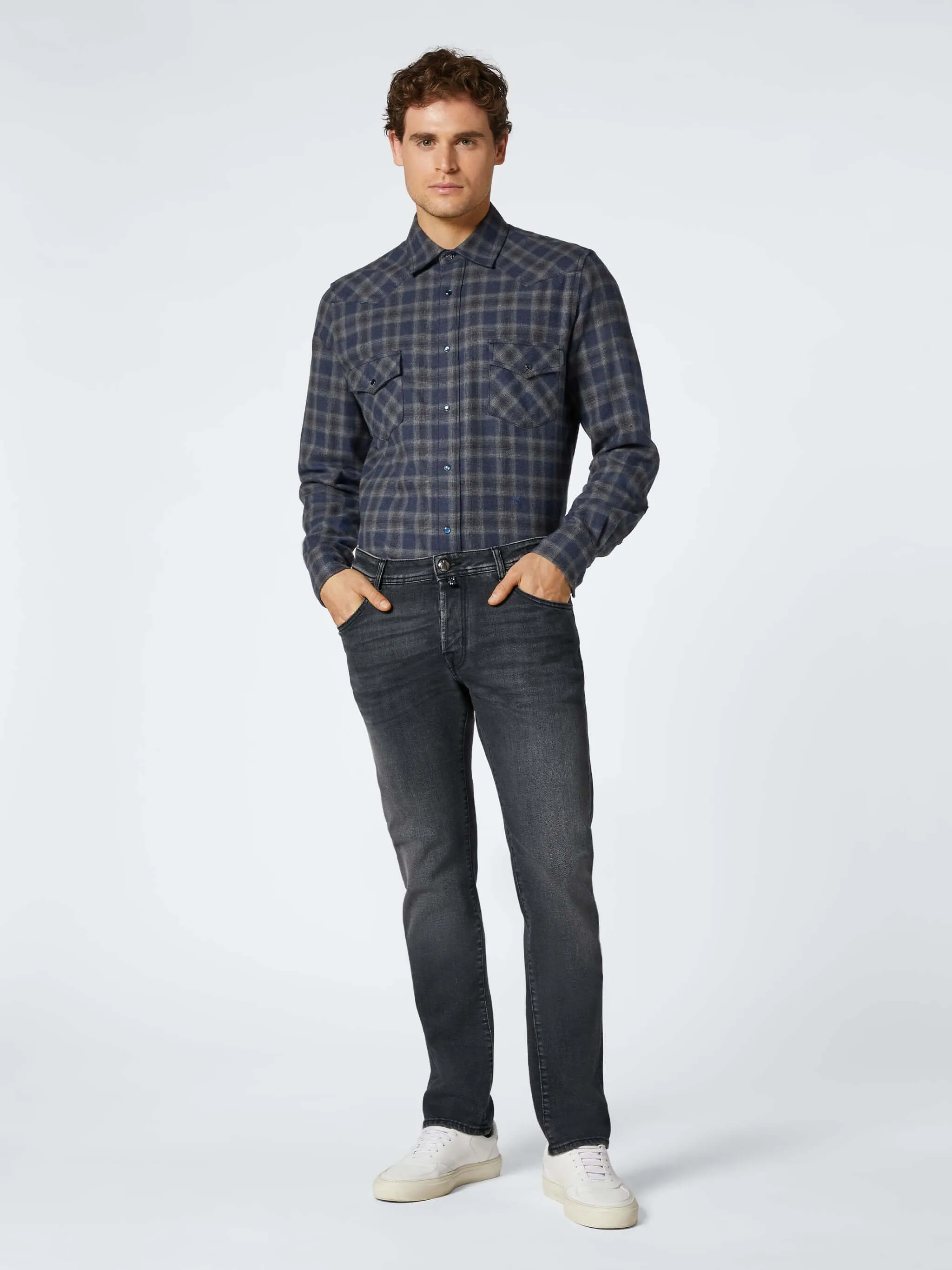 Nick Slim Super Stretch Black Jeans