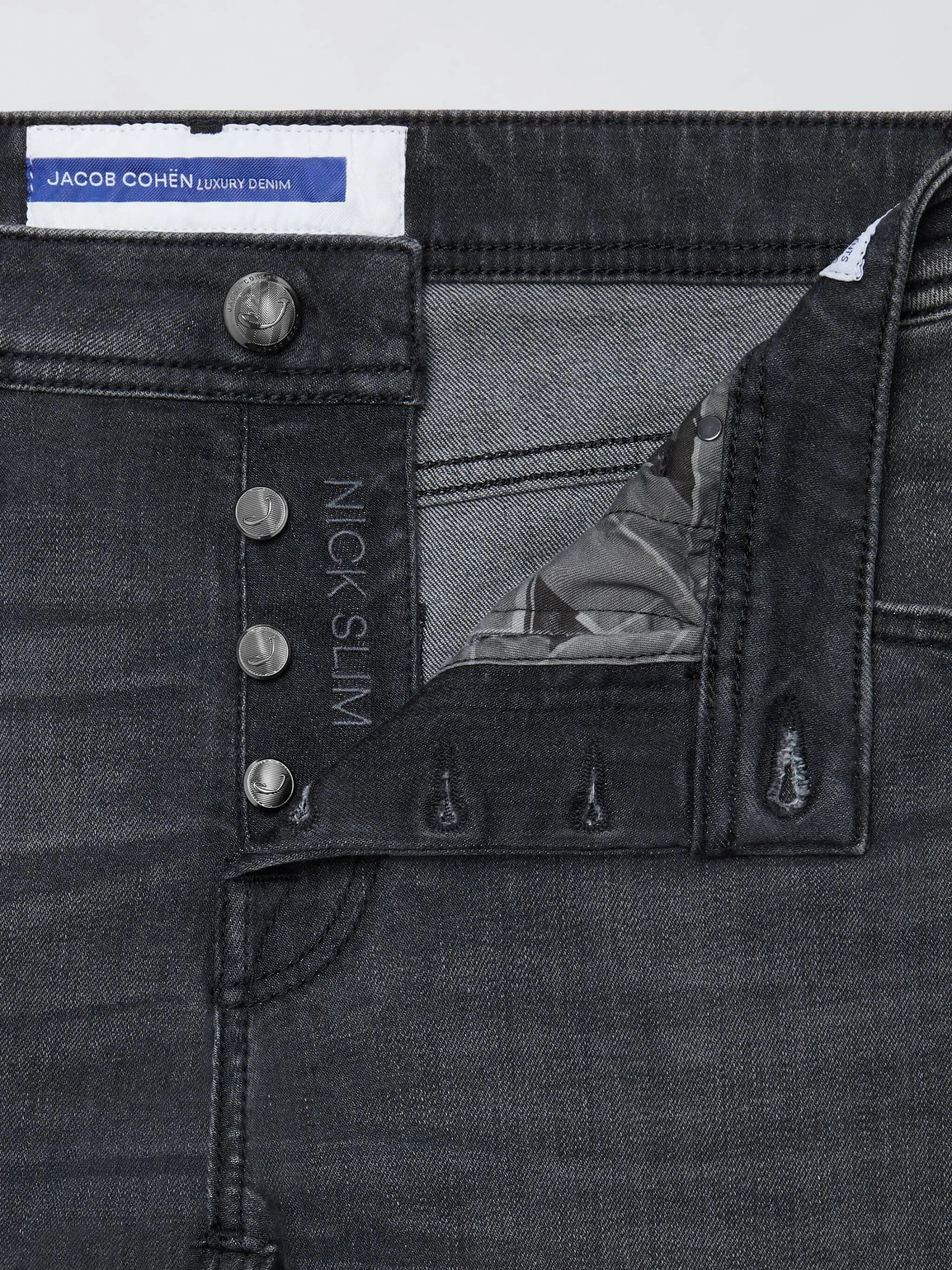 Nick Slim Super Stretch Black Jeans