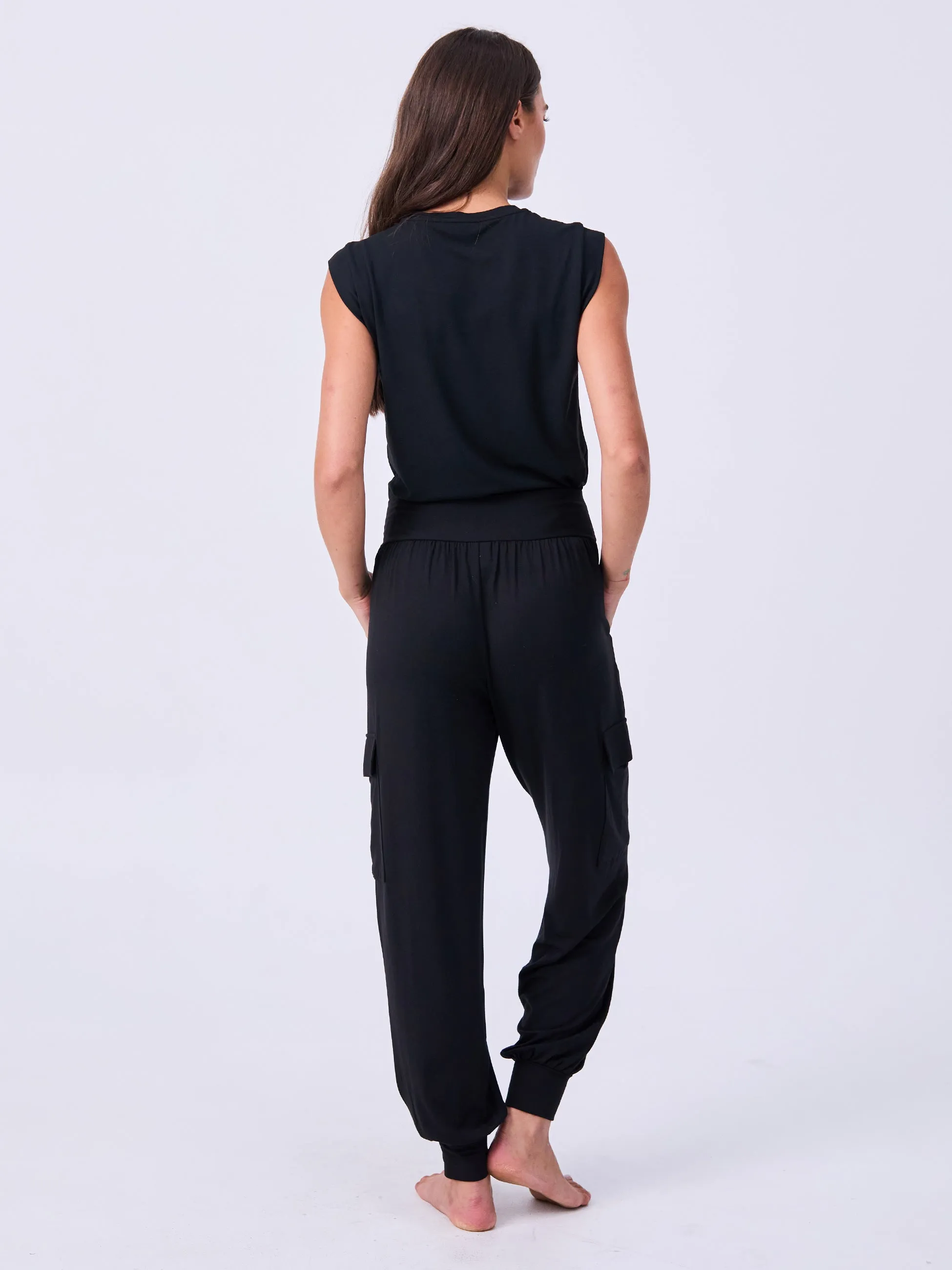 Nomad Cargo Pocket Pant - Black