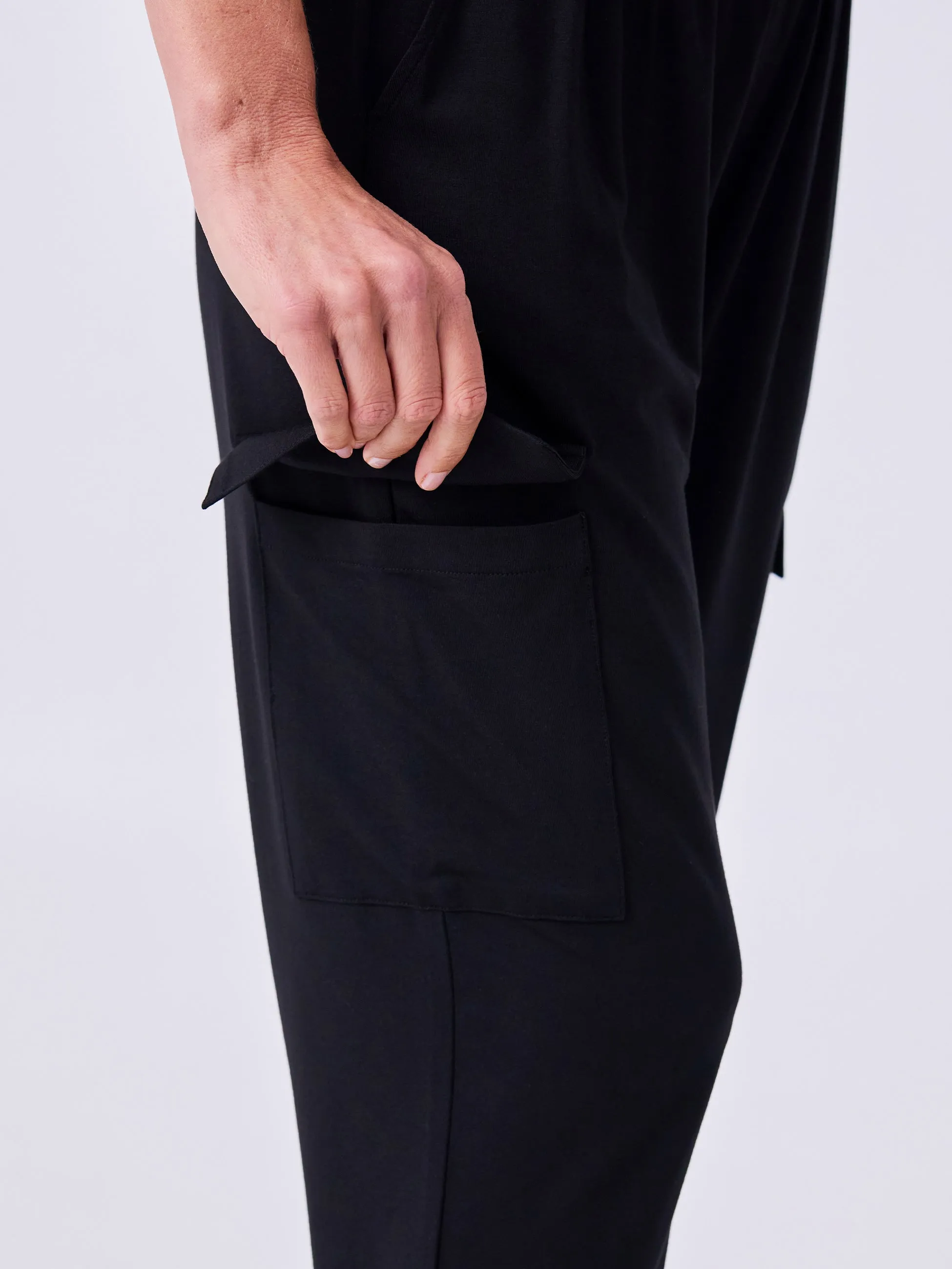 Nomad Cargo Pocket Pant - Black