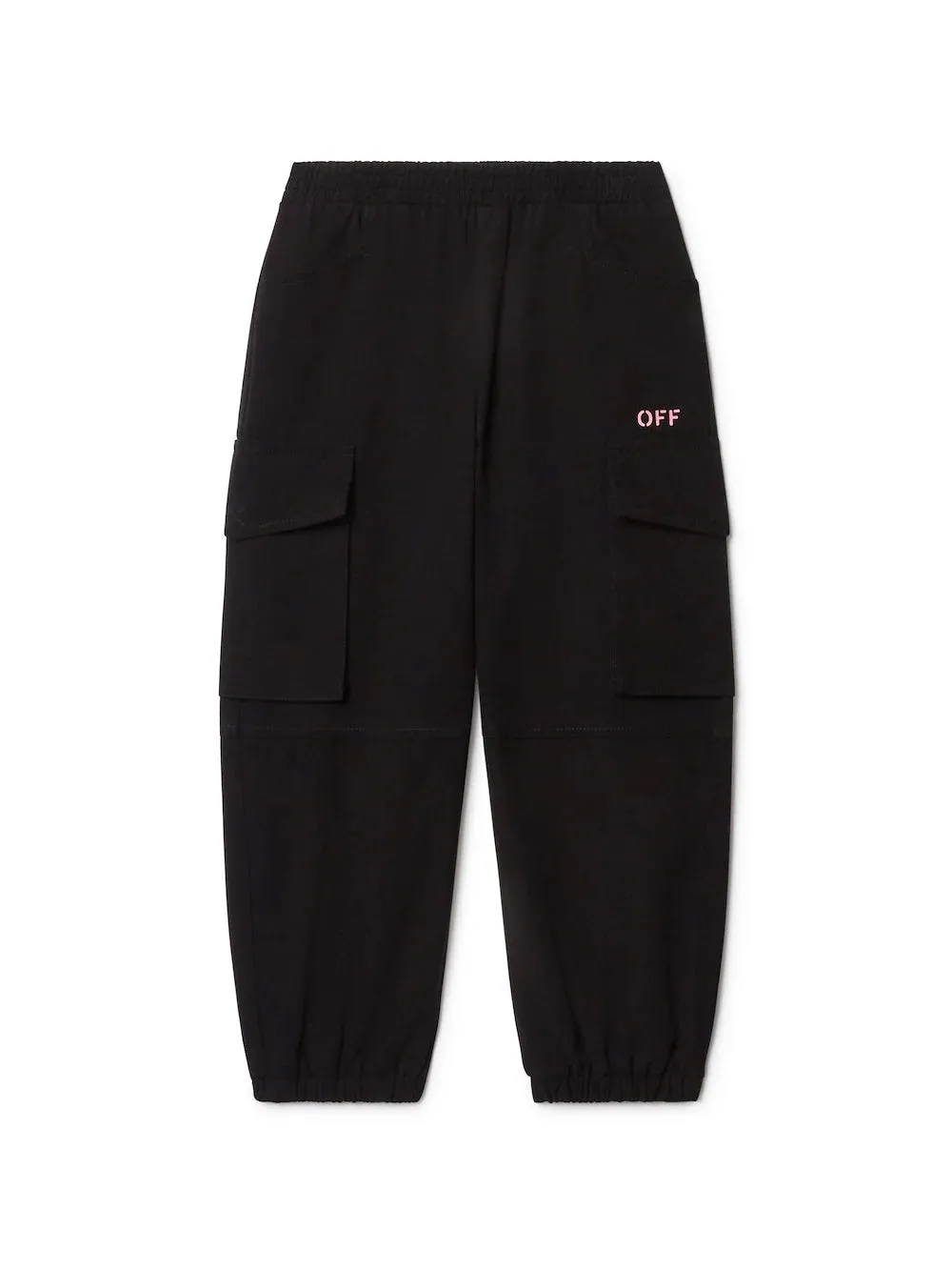OFF WHITE Off Stamp Clear Cargo Pant Kids Apparel