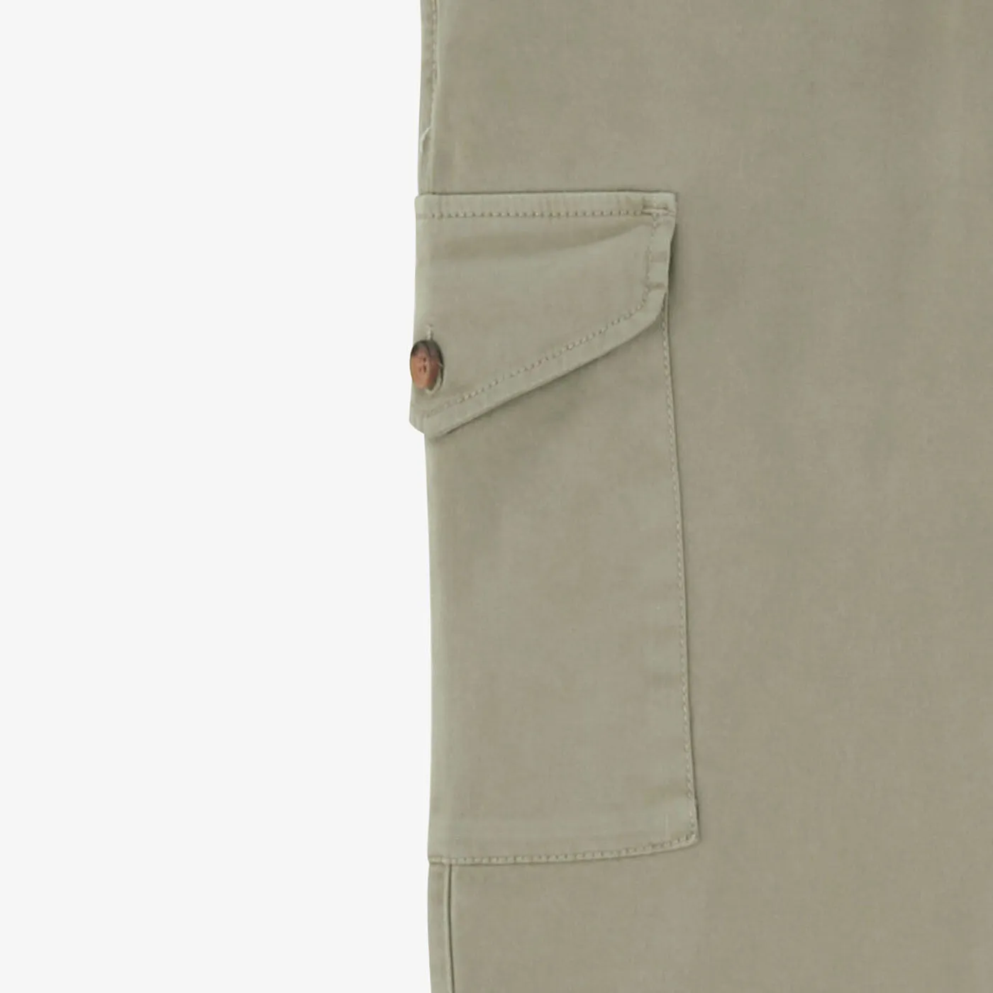 Pantalon 545 cargo PLAY coupe confort vert militaire