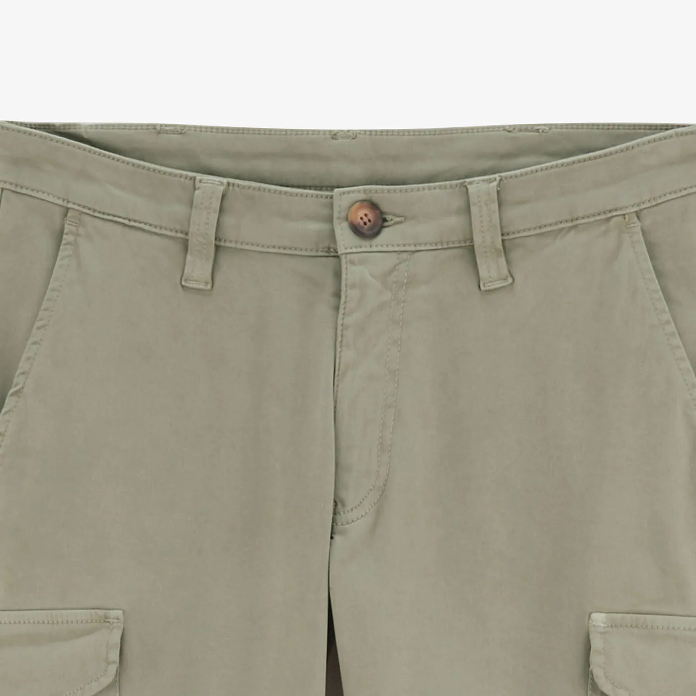 Pantalon 545 cargo PLAY coupe confort vert militaire