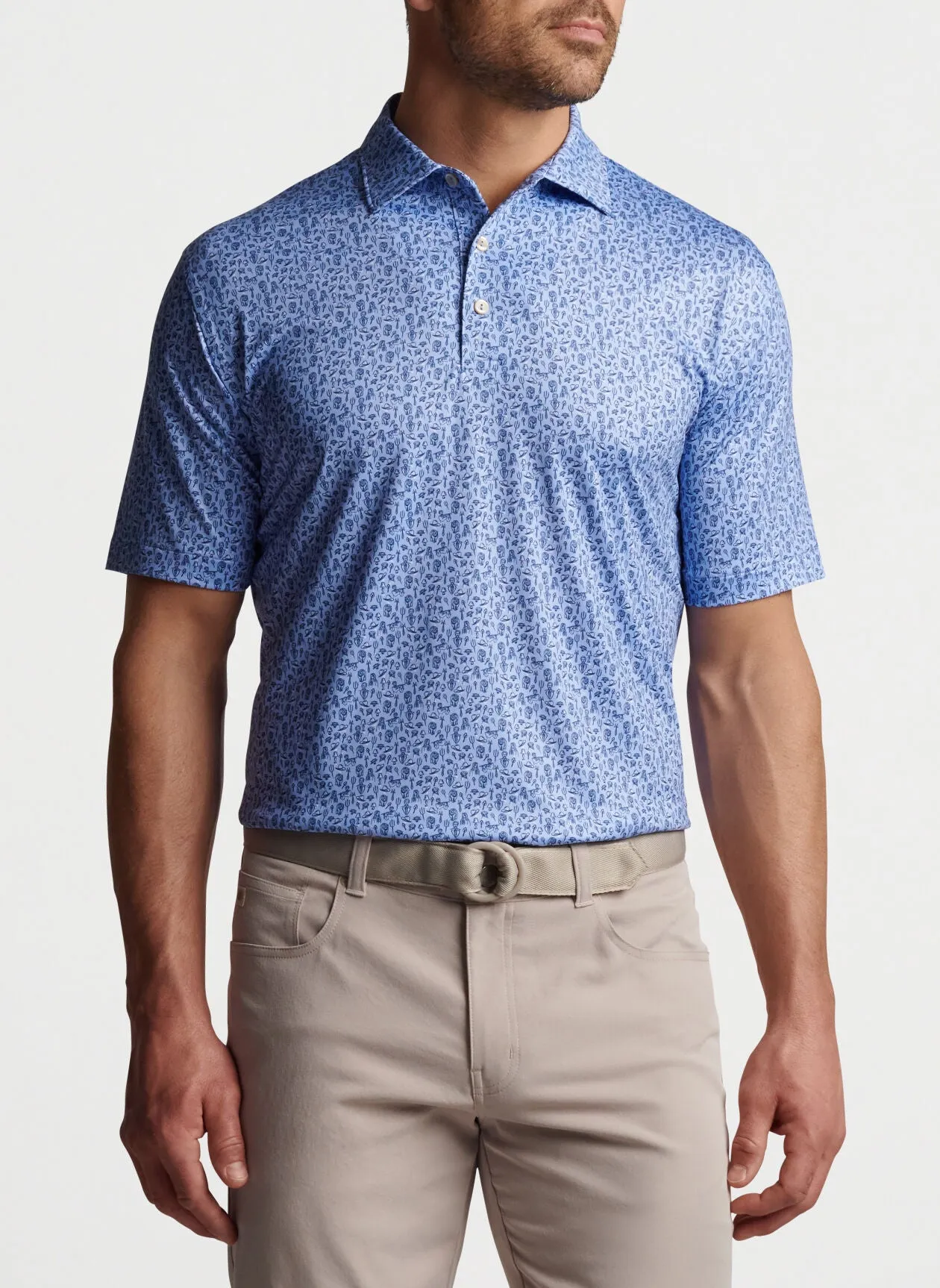 Peter Millar - Blackstone Performance Jersey Polo - Iceberg Blue