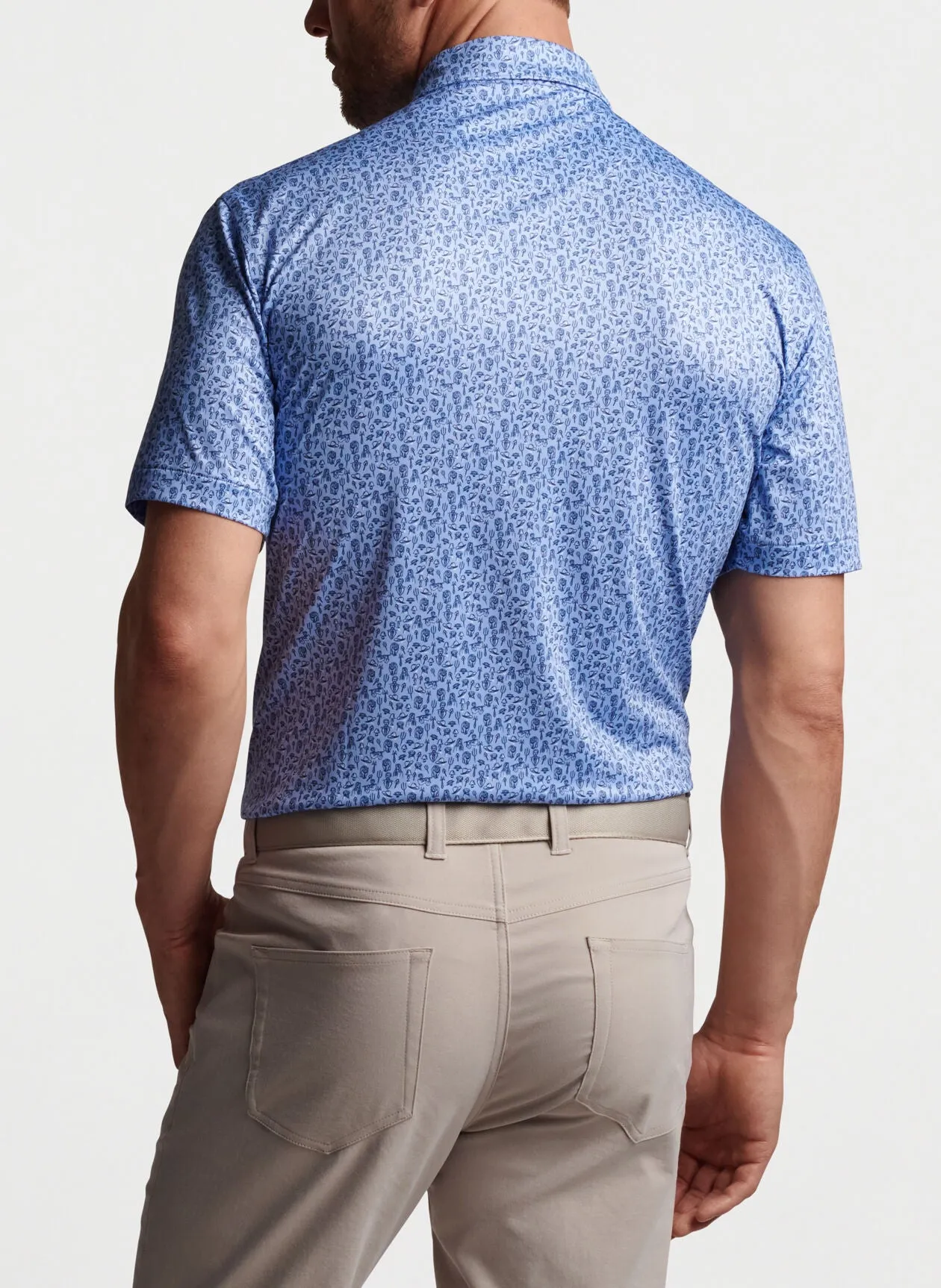 Peter Millar - Blackstone Performance Jersey Polo - Iceberg Blue