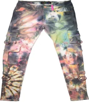 Pheelings-Auhl Aologne Cargo Pants-Multi Tie Dye