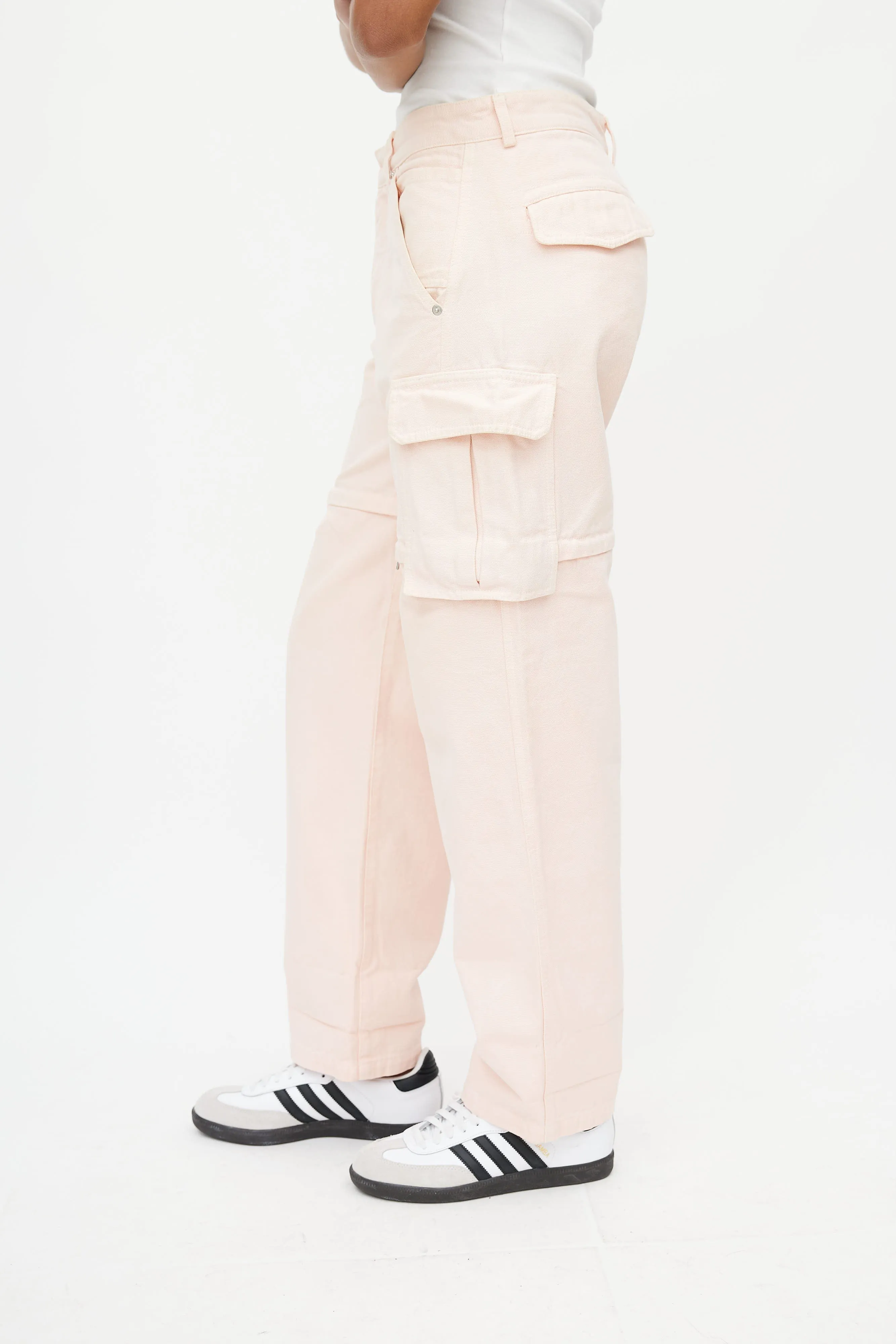 Pink Zip Off Cargo Pant
