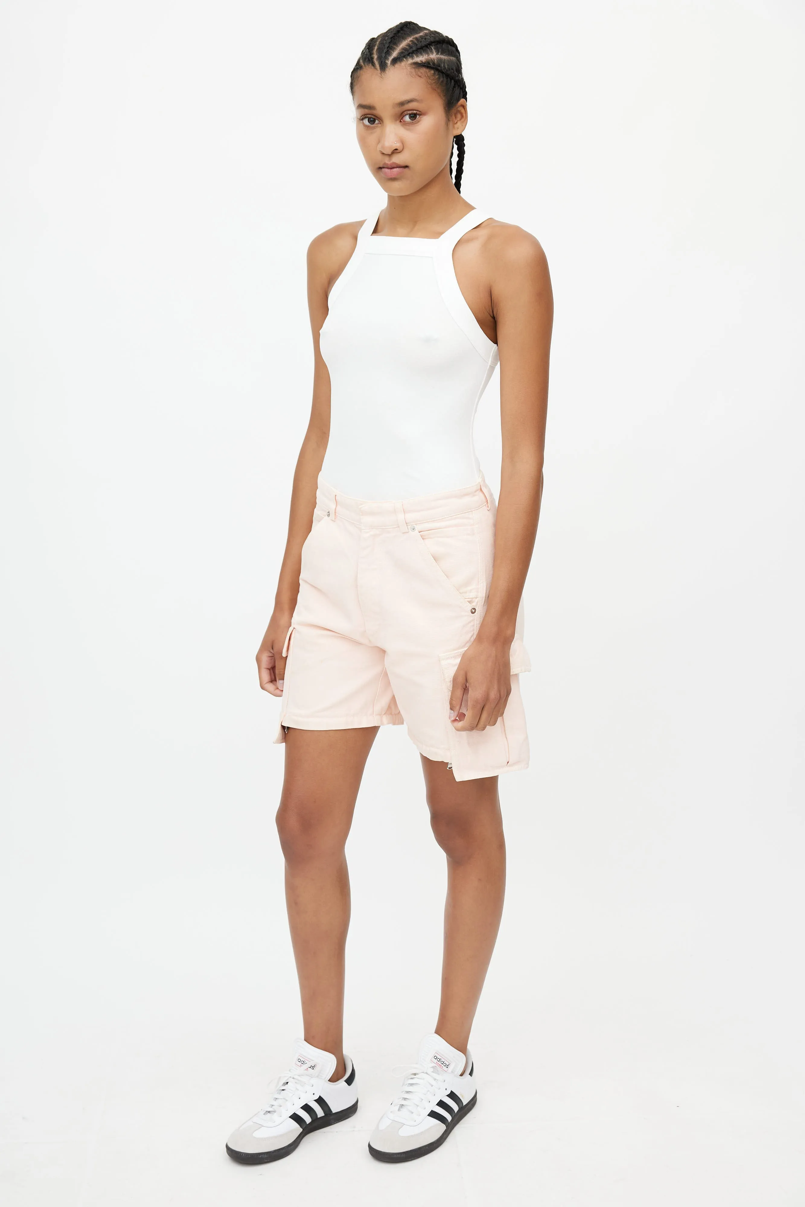 Pink Zip Off Cargo Pant
