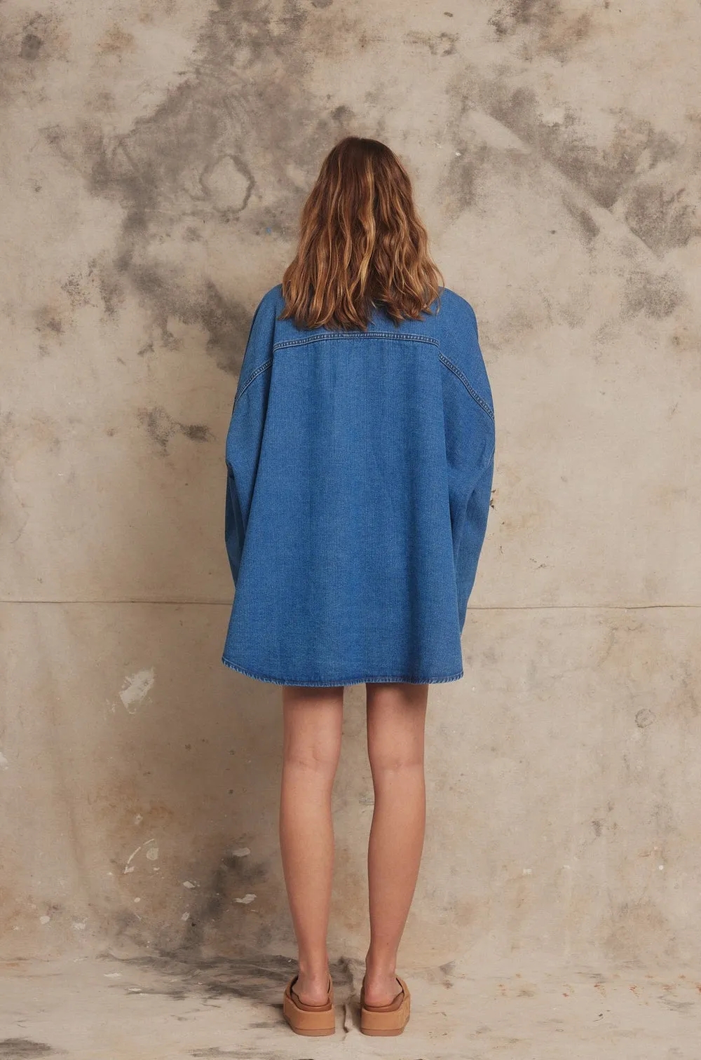 PIPPA RIDLEY - BABY SION SHIRT INDIGO DENIM