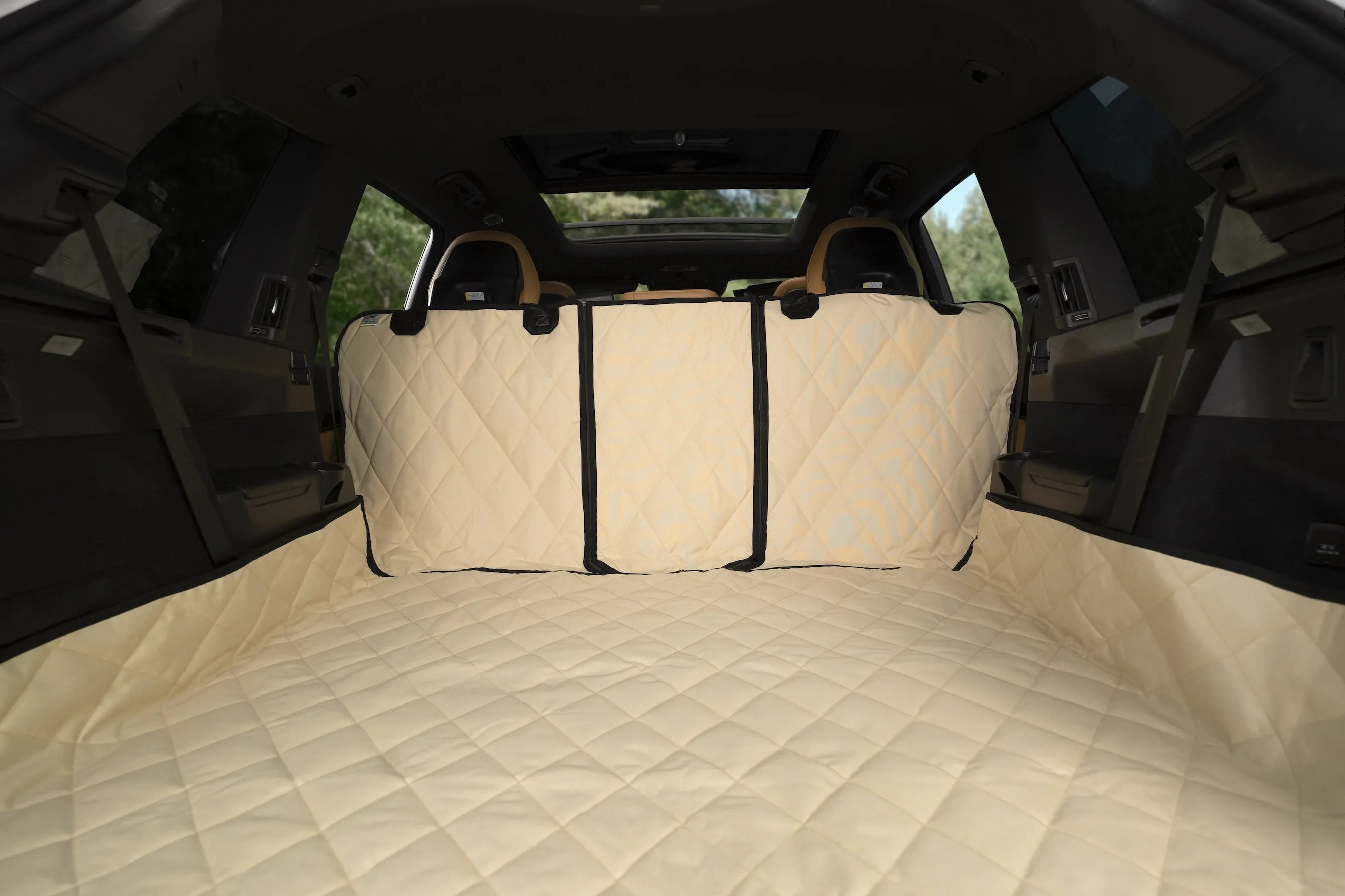 Plush Paws Products Waterproof Cargo Liner with Bumper and Side Panels
