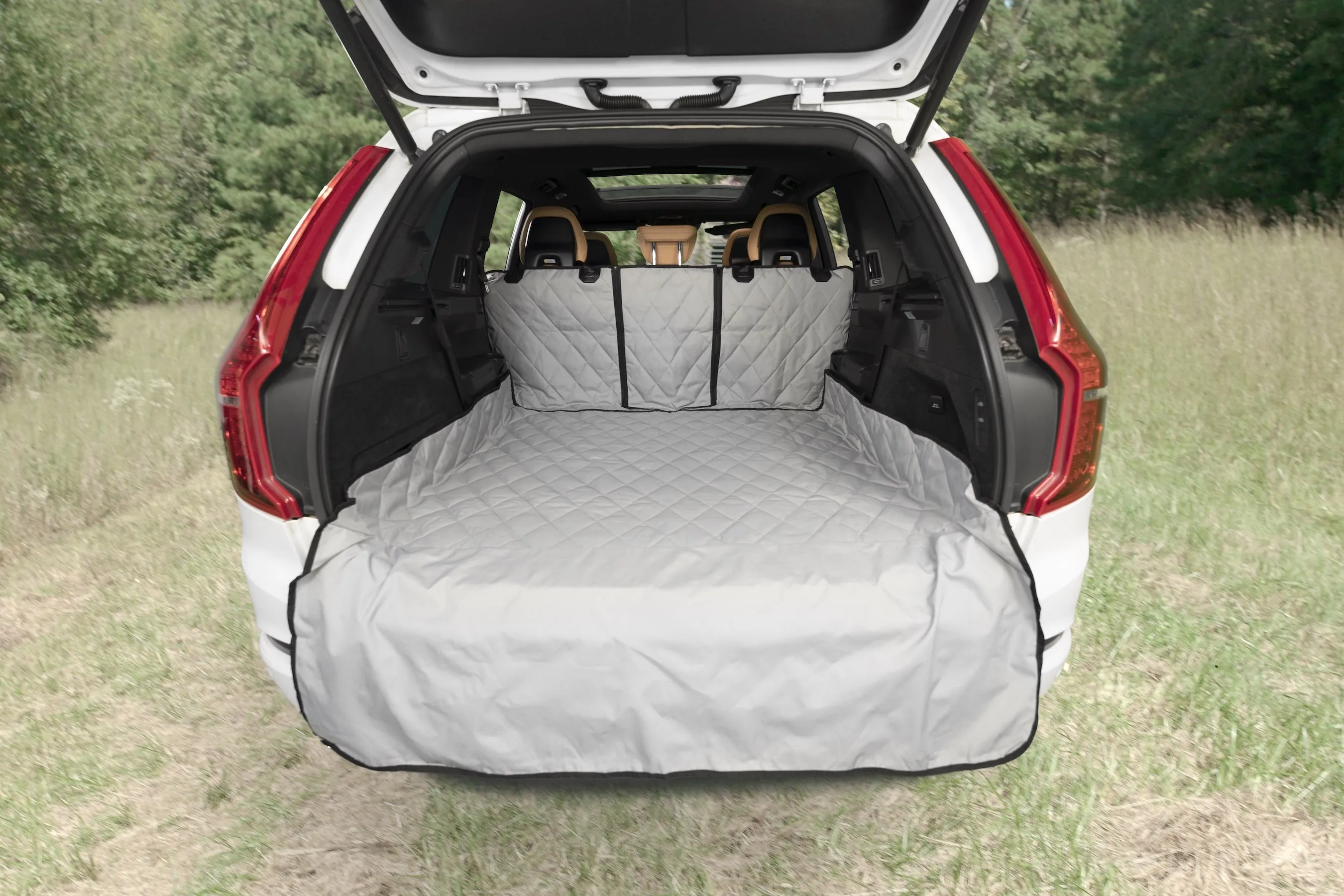 Plush Paws Products Waterproof Cargo Liner with Bumper and Side Panels