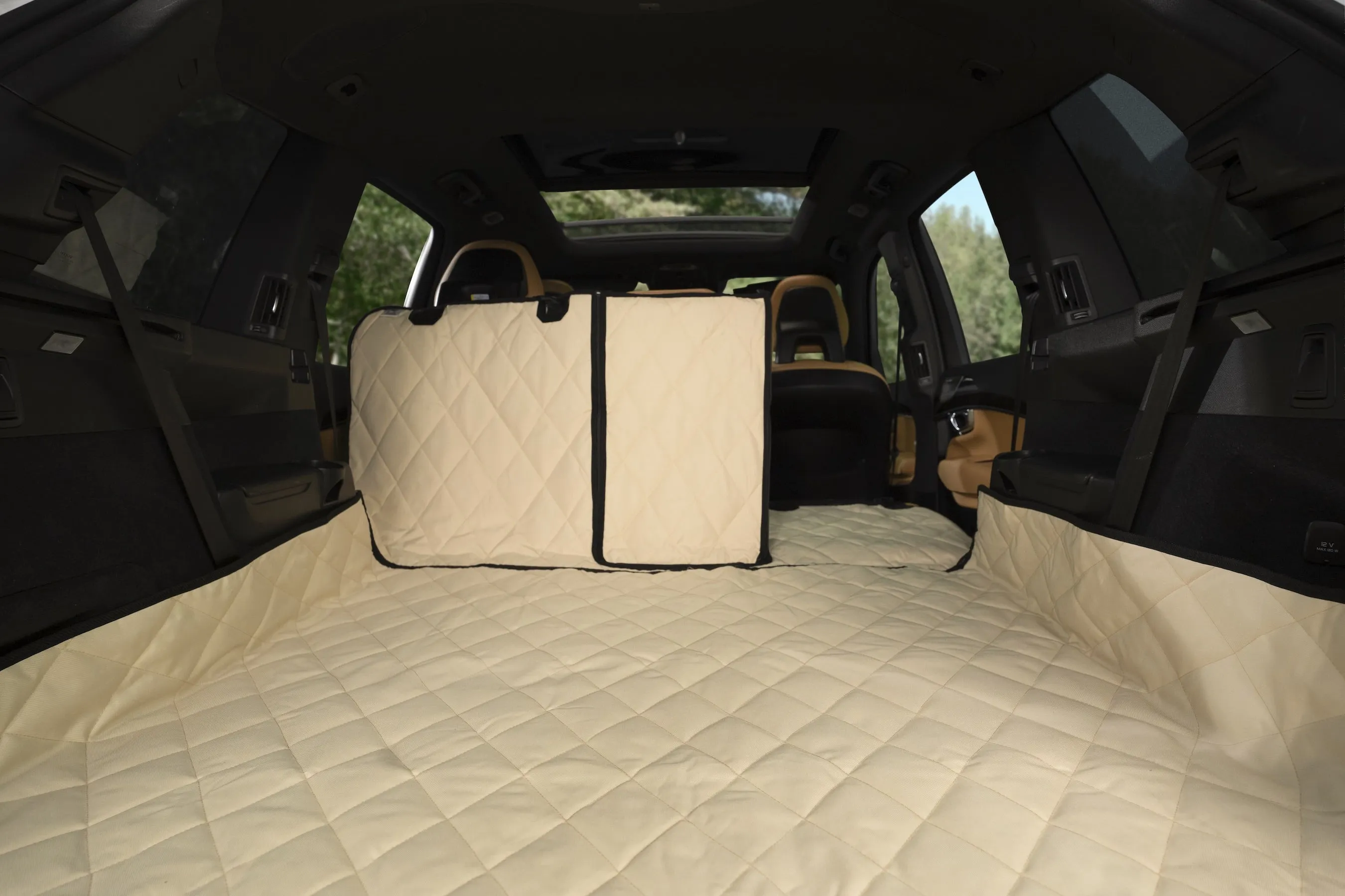 Plush Paws Products Waterproof Cargo Liner with Bumper and Side Panels