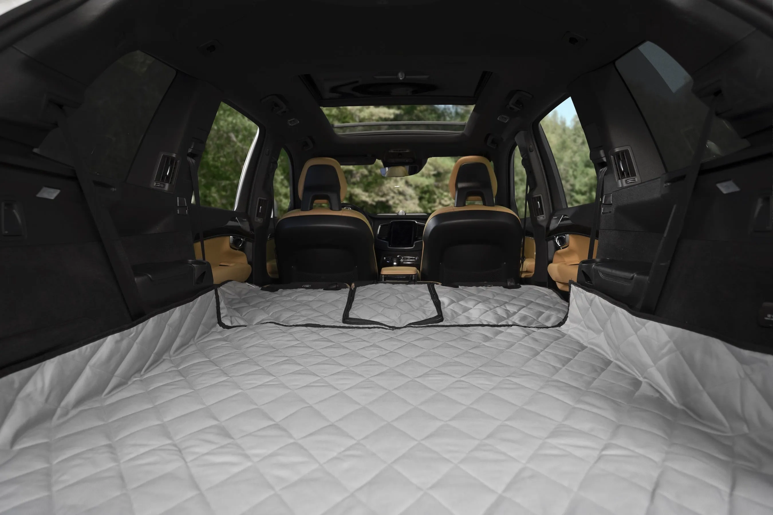 Plush Paws Products Waterproof Cargo Liner with Bumper and Side Panels