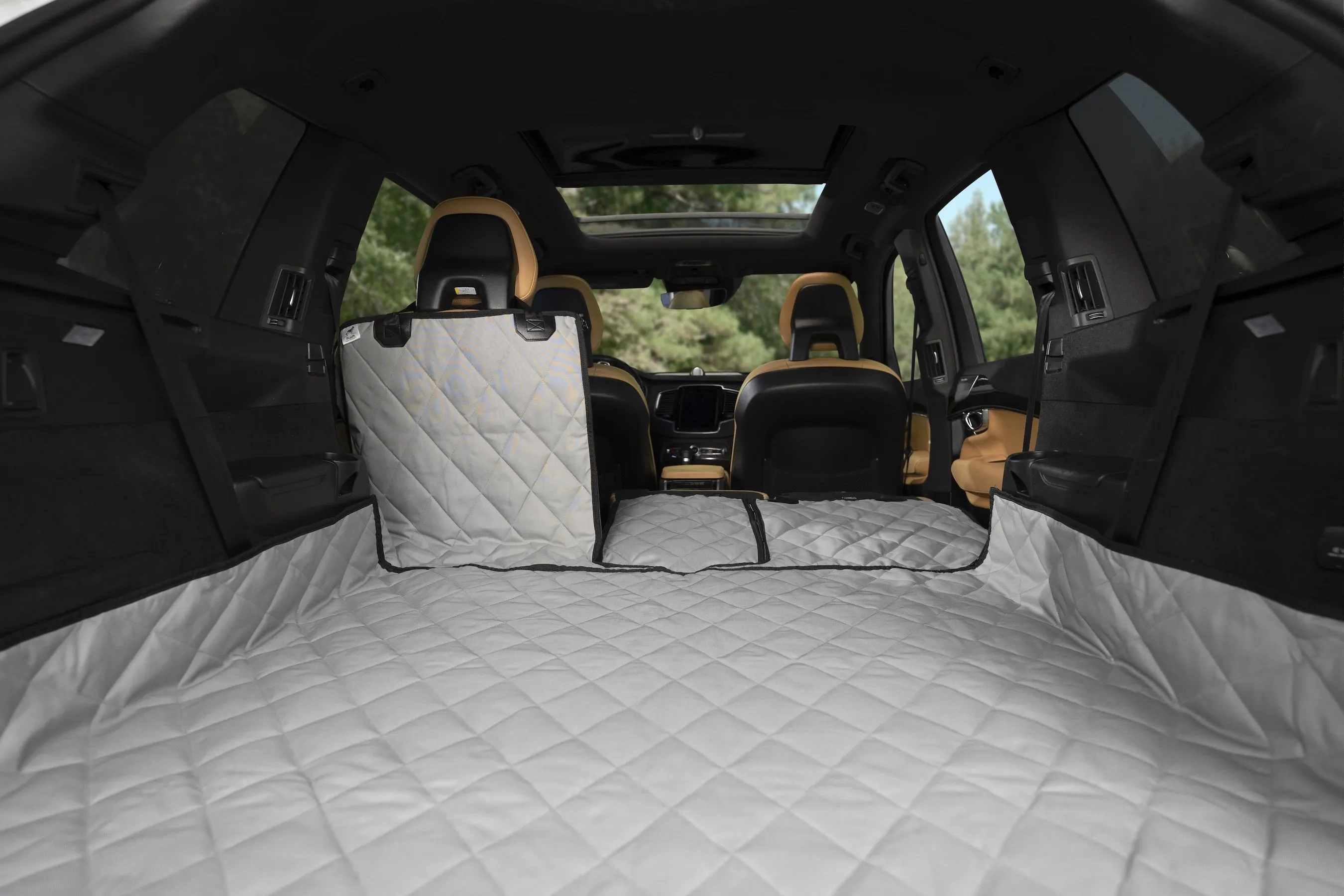 Plush Paws Products Waterproof Cargo Liner with Bumper and Side Panels