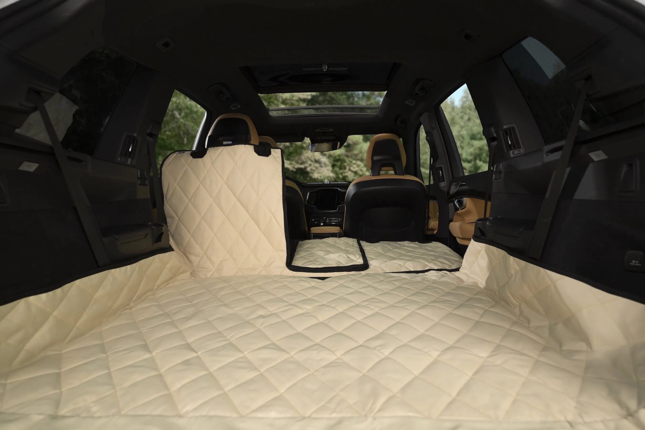 Plush Paws Products Waterproof Cargo Liner with Bumper and Side Panels